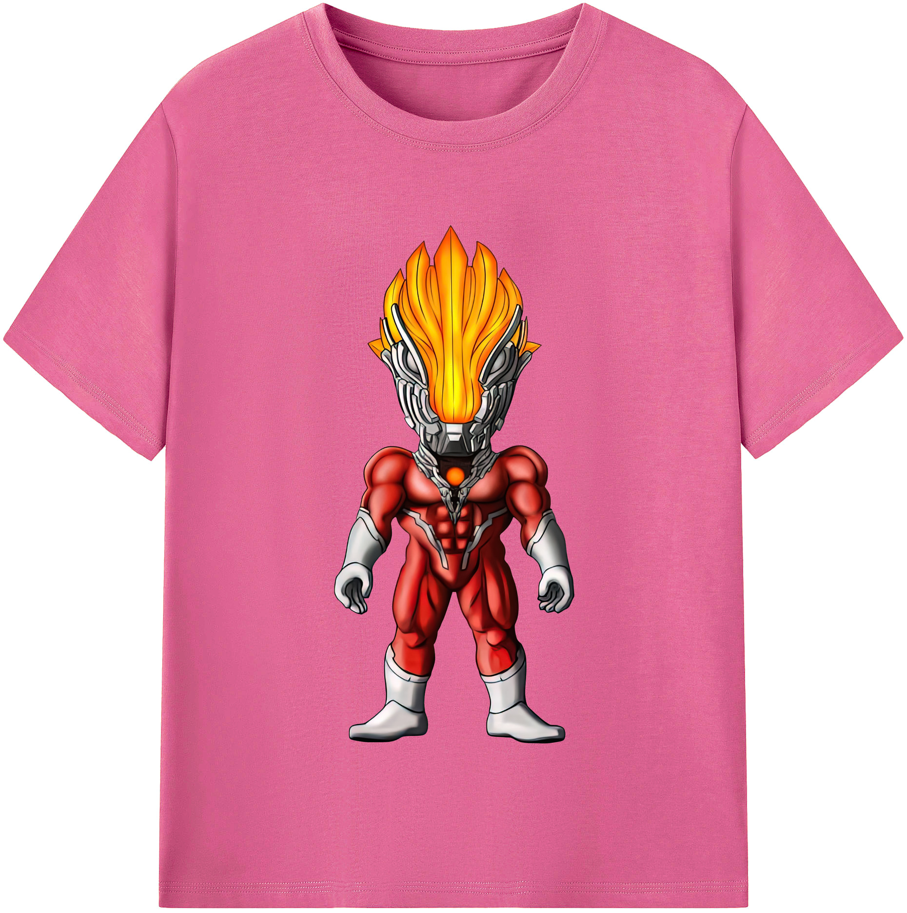 （画像用） ウルトラマン Ultraman レディースカジュアルプリントTシャツ（綿100％）