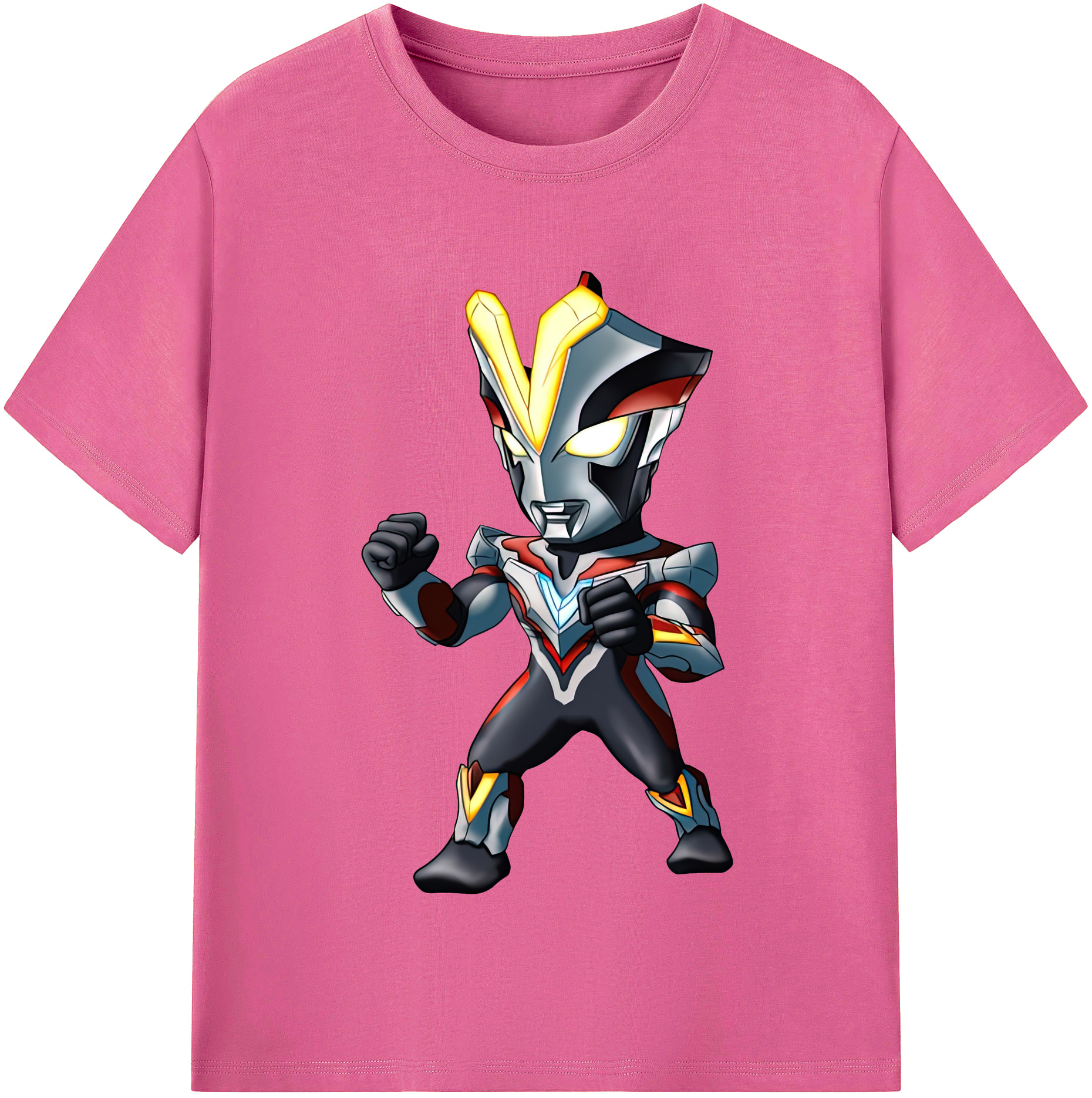 （画像用） ウルトラマン Ultraman レディースカジュアルプリントTシャツ（綿100％）