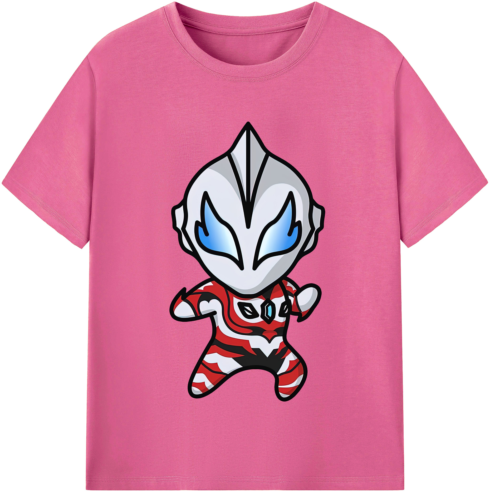 （画像用） ウルトラマン Ultraman レディースカジュアルプリントTシャツ（綿100％）