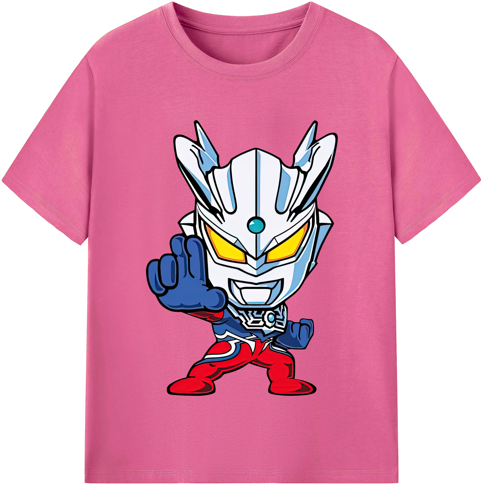 （画像用） ウルトラマン Ultraman レディースカジュアルプリントTシャツ（綿100％）