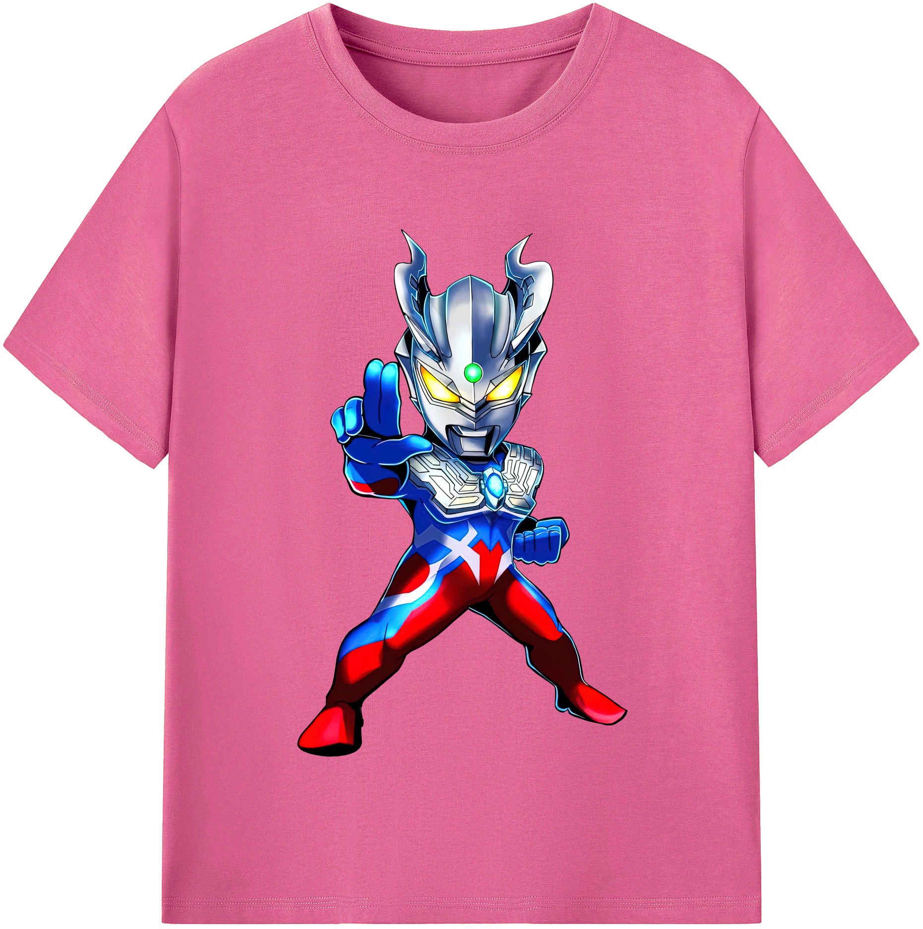 （画像用） ウルトラマン Ultraman レディースカジュアルプリントTシャツ（綿100％）