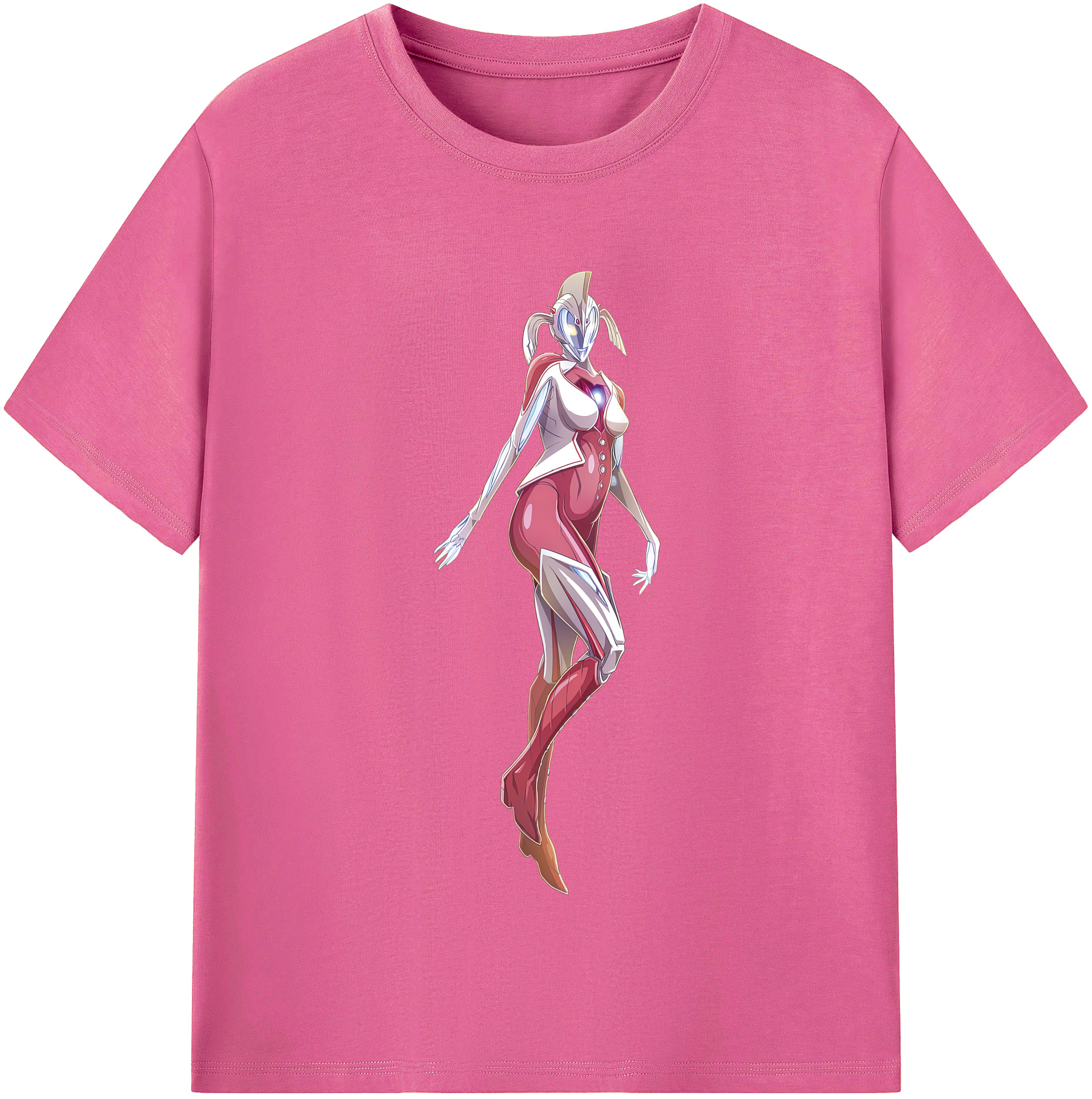 （画像用） ウルトラマン Ultraman レディースカジュアルプリントTシャツ（綿100％）