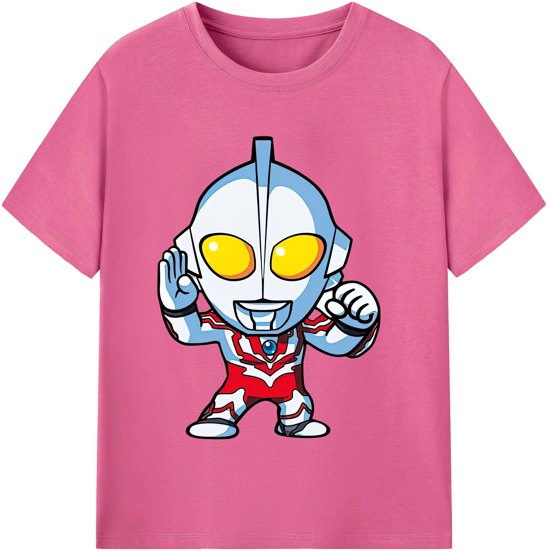 （画像用） ウルトラマン Ultraman レディースカジュアルプリントTシャツ（綿100％）