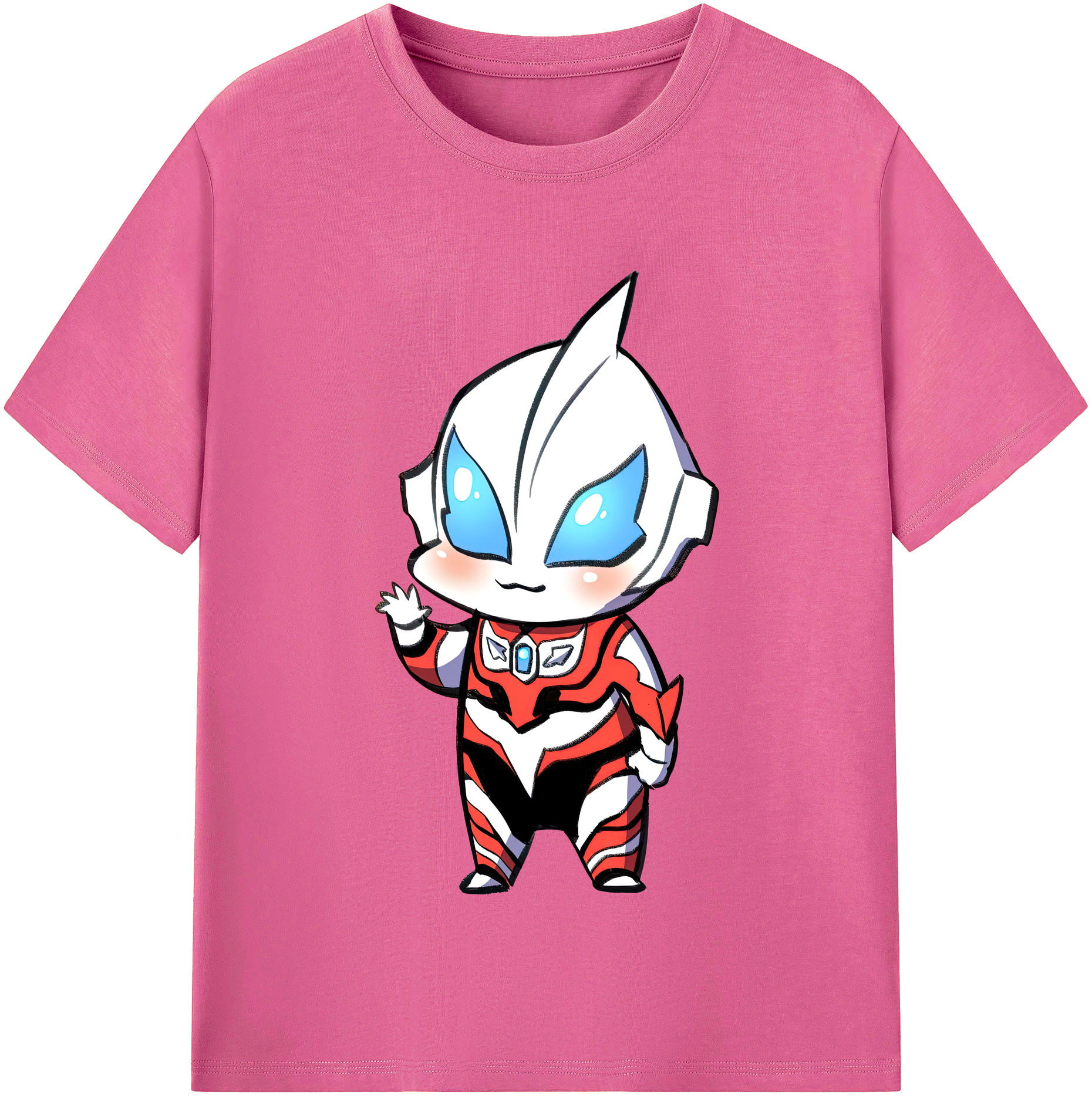 （画像用） ウルトラマン Ultraman レディースカジュアルプリントTシャツ（綿100％）