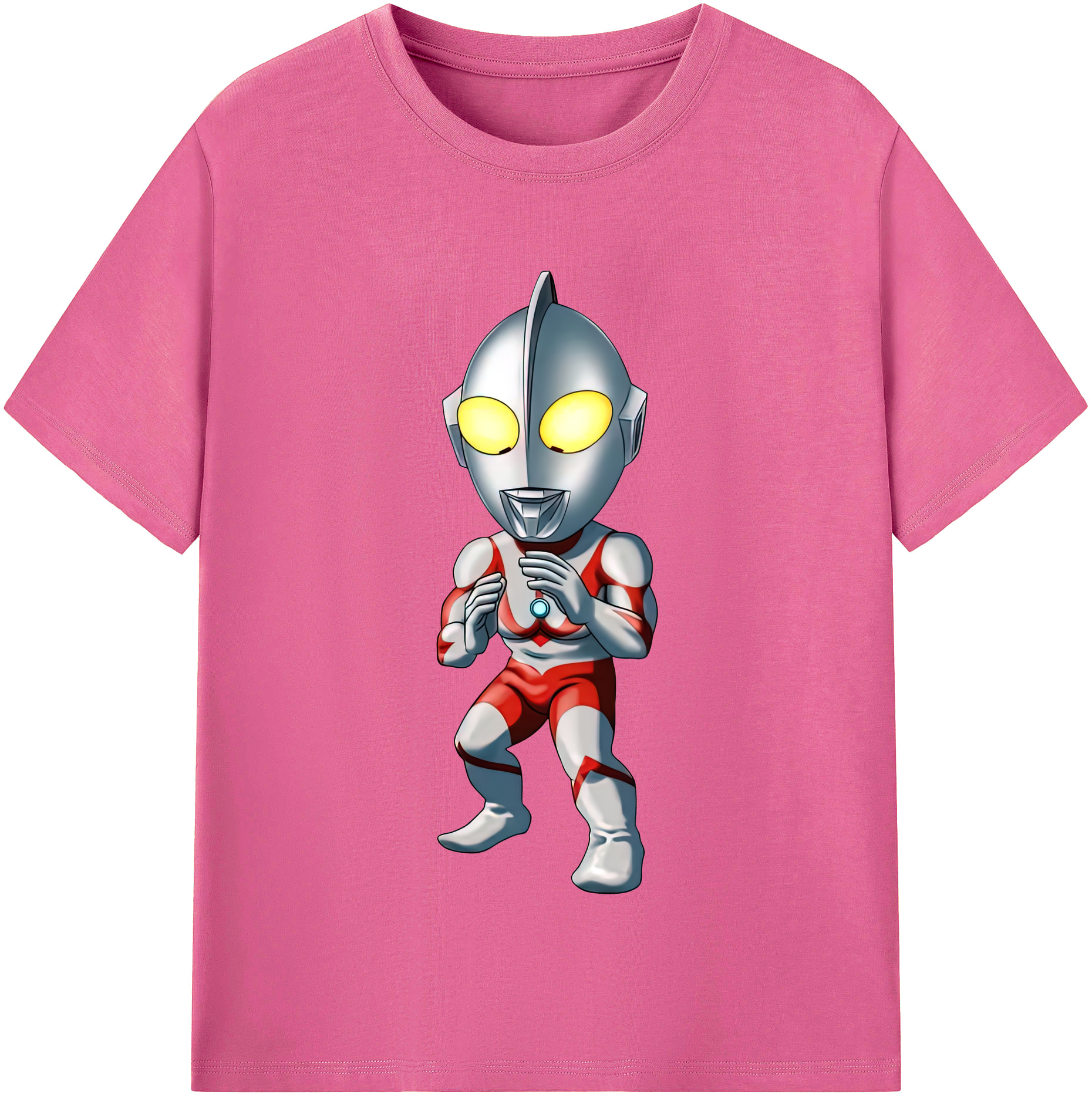 （画像用） ウルトラマン Ultraman レディースカジュアルプリントTシャツ（綿100％）