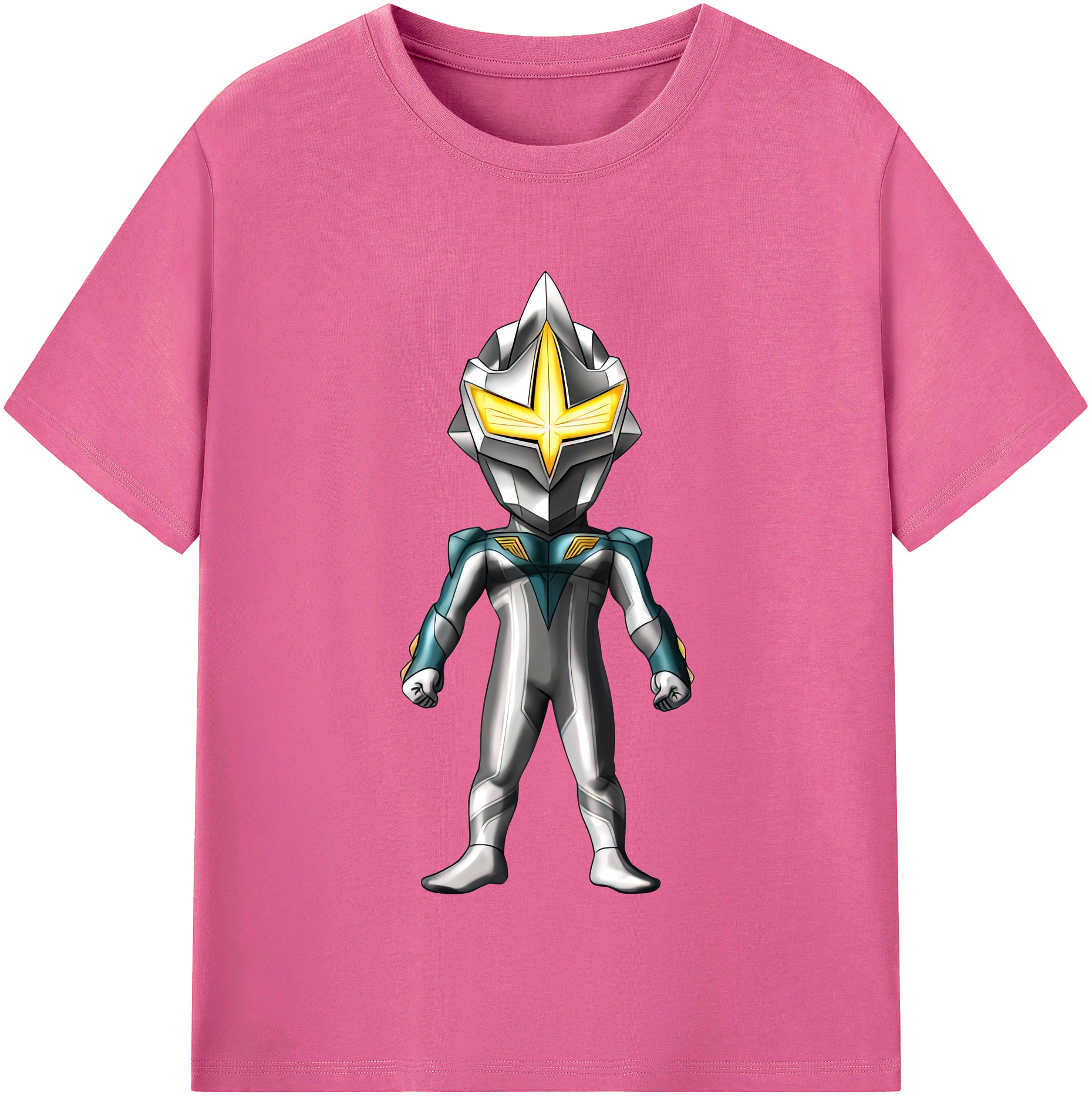（画像用） ウルトラマン Ultraman レディースカジュアルプリントTシャツ（綿100％）