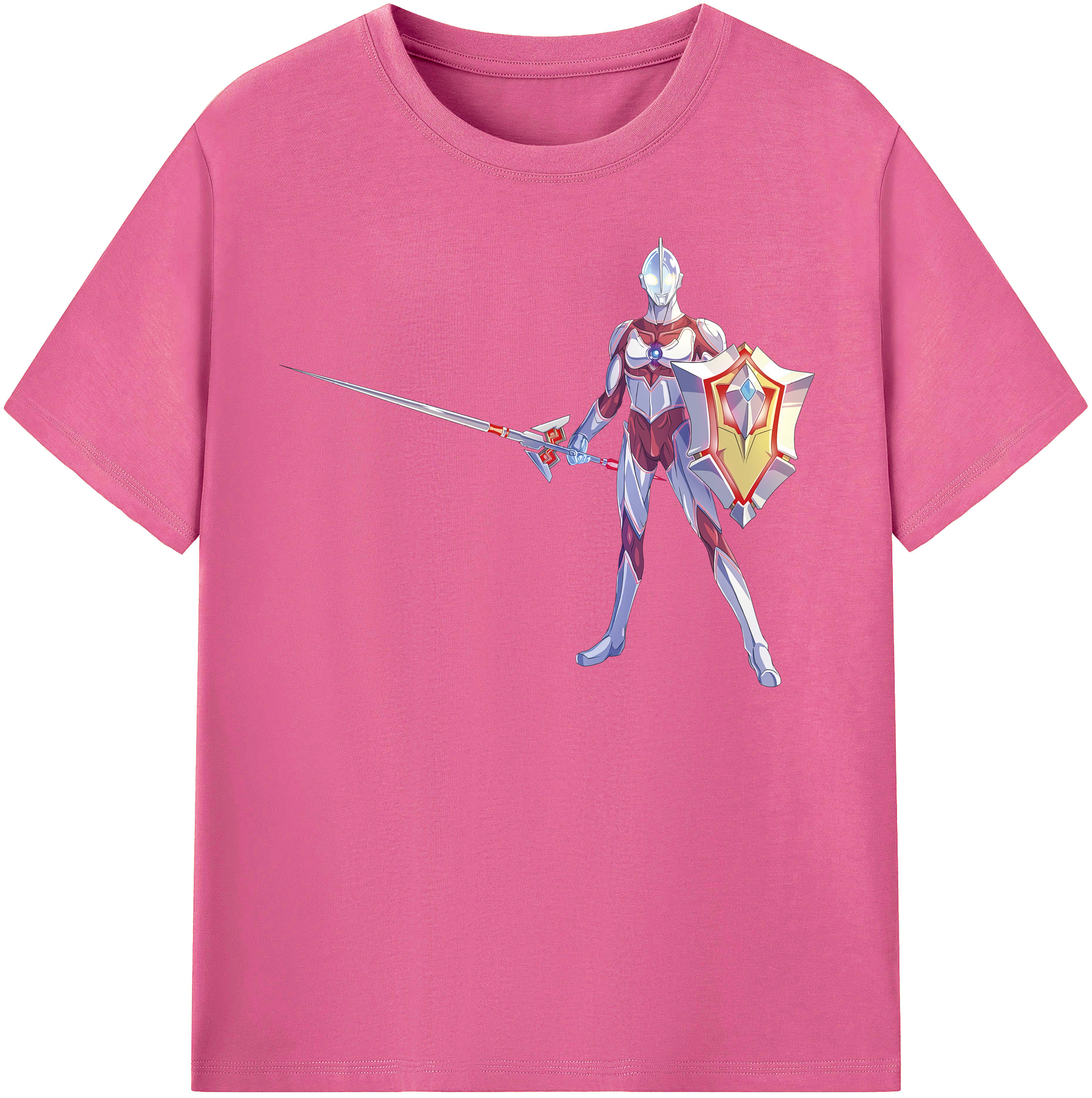 （画像用） ウルトラマン Ultraman レディースカジュアルプリントTシャツ（綿100％）