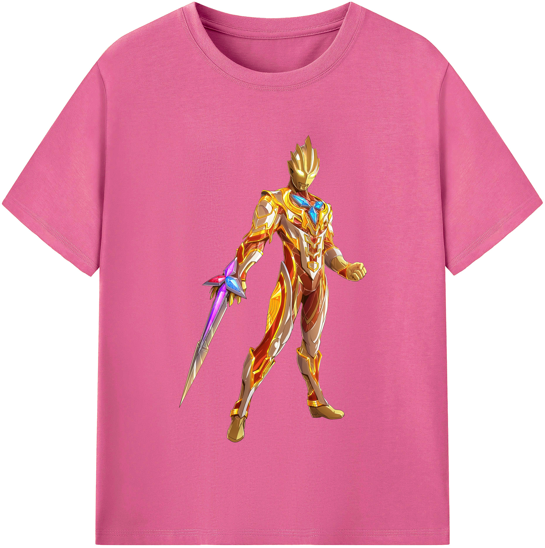 （画像用） ウルトラマン Ultraman レディースカジュアルプリントTシャツ（綿100％）