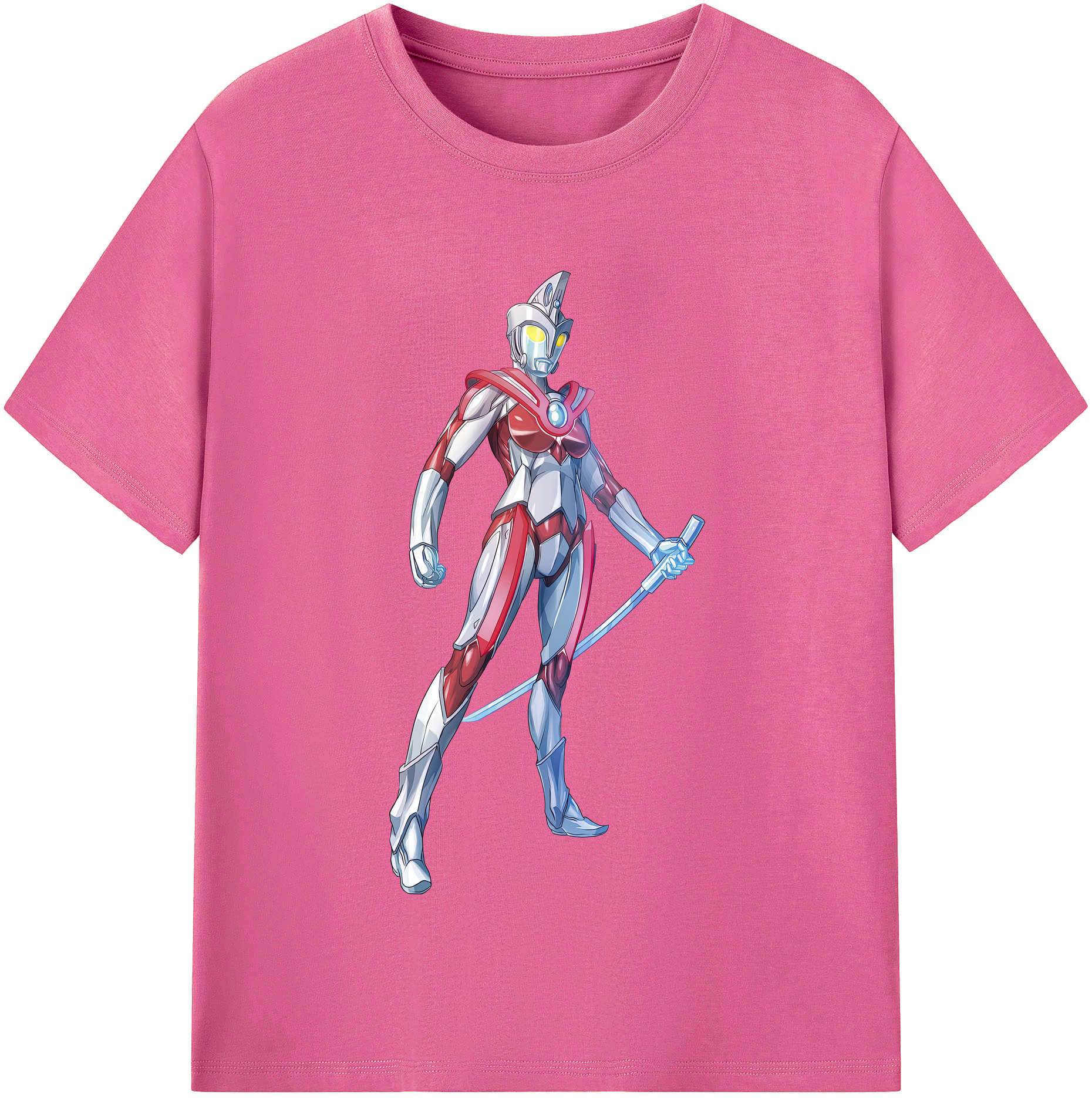 （画像用） ウルトラマン Ultraman レディースカジュアルプリントTシャツ（綿100％）
