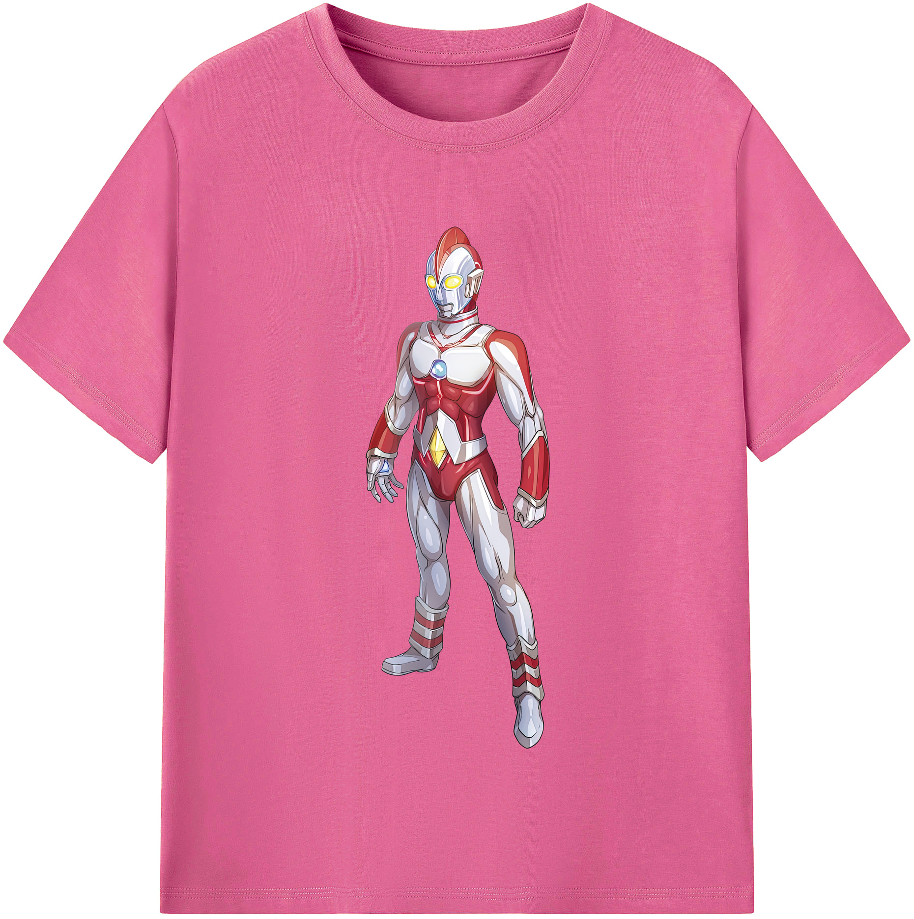 （画像用） ウルトラマン Ultraman レディースカジュアルプリントTシャツ（綿100％）
