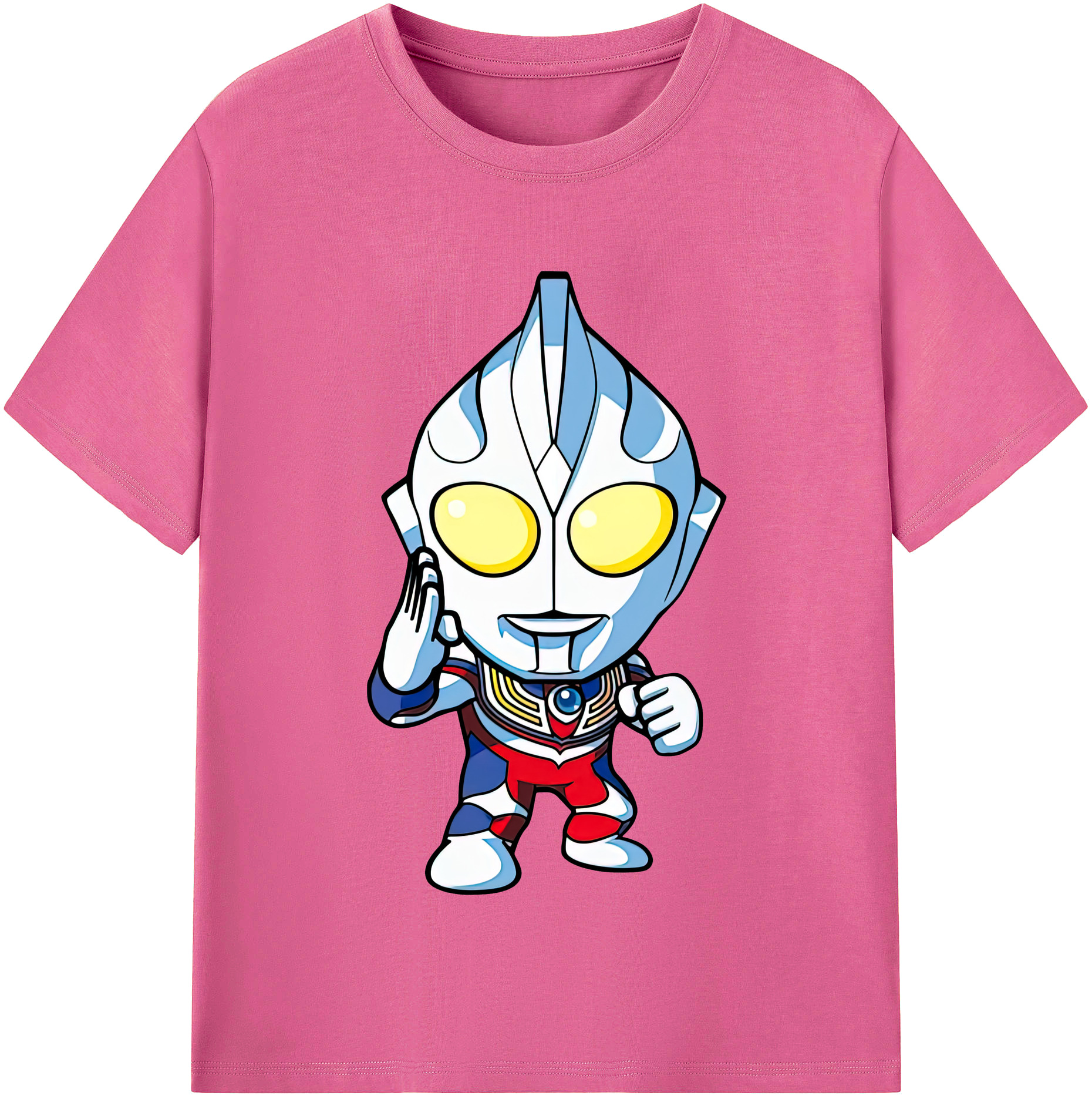 （画像用） ウルトラマン Ultraman レディースカジュアルプリントTシャツ（綿100％）