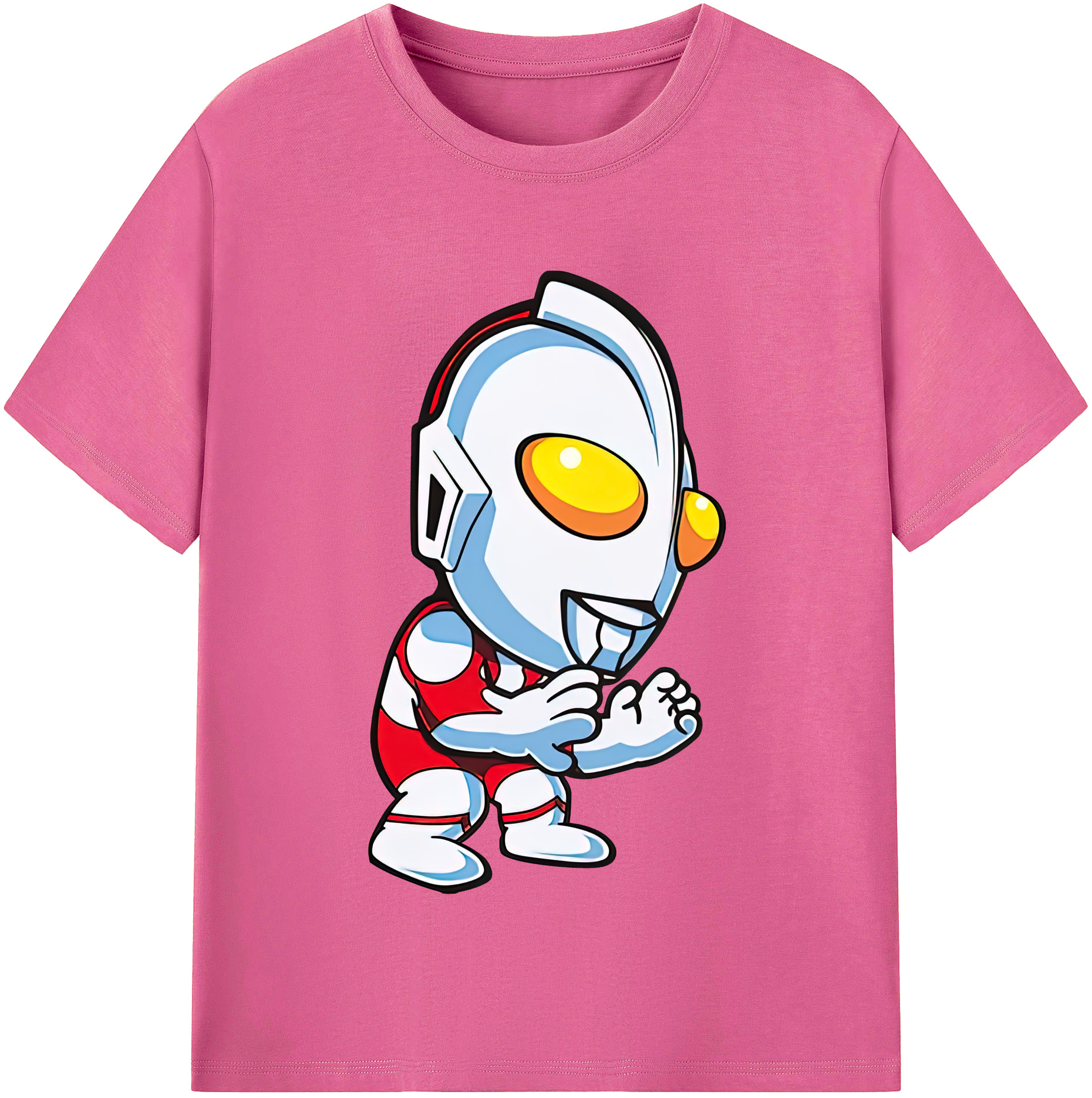 （画像用） ウルトラマン Ultraman レディースカジュアルプリントTシャツ（綿100％）