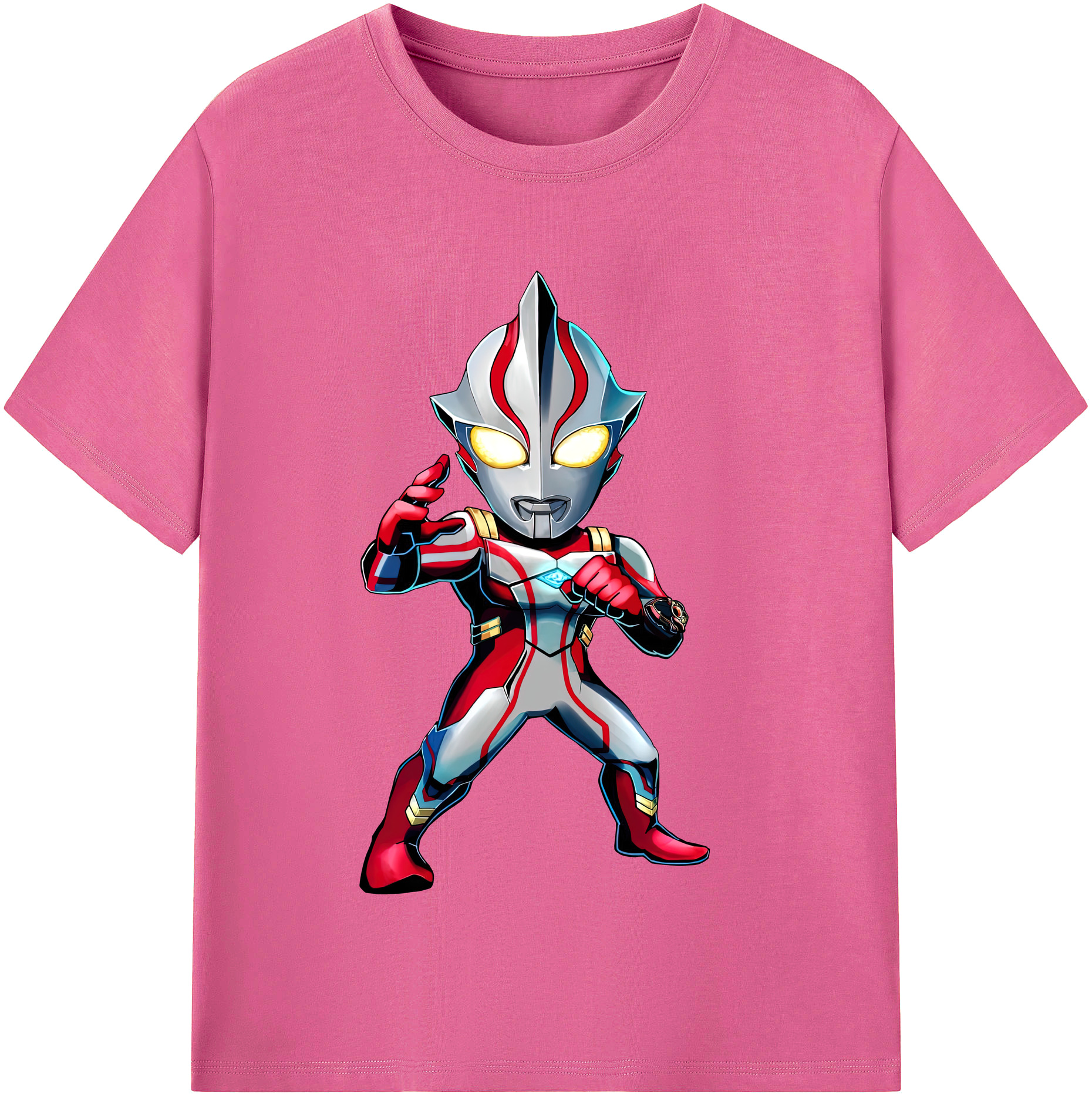 （画像用） ウルトラマン Ultraman レディースカジュアルプリントTシャツ（綿100％）