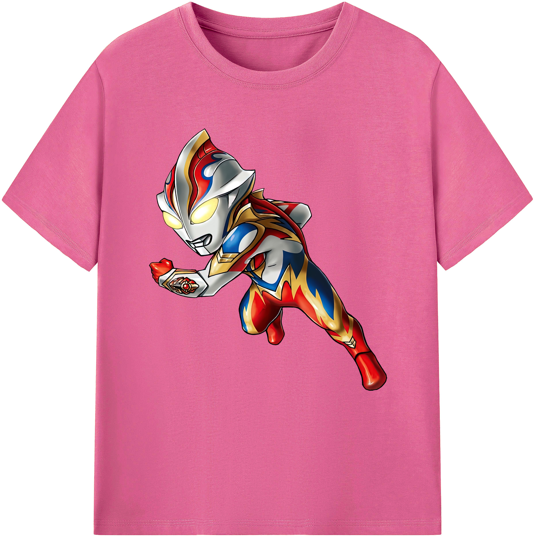 （画像用） ウルトラマン Ultraman レディースカジュアルプリントTシャツ（綿100％）