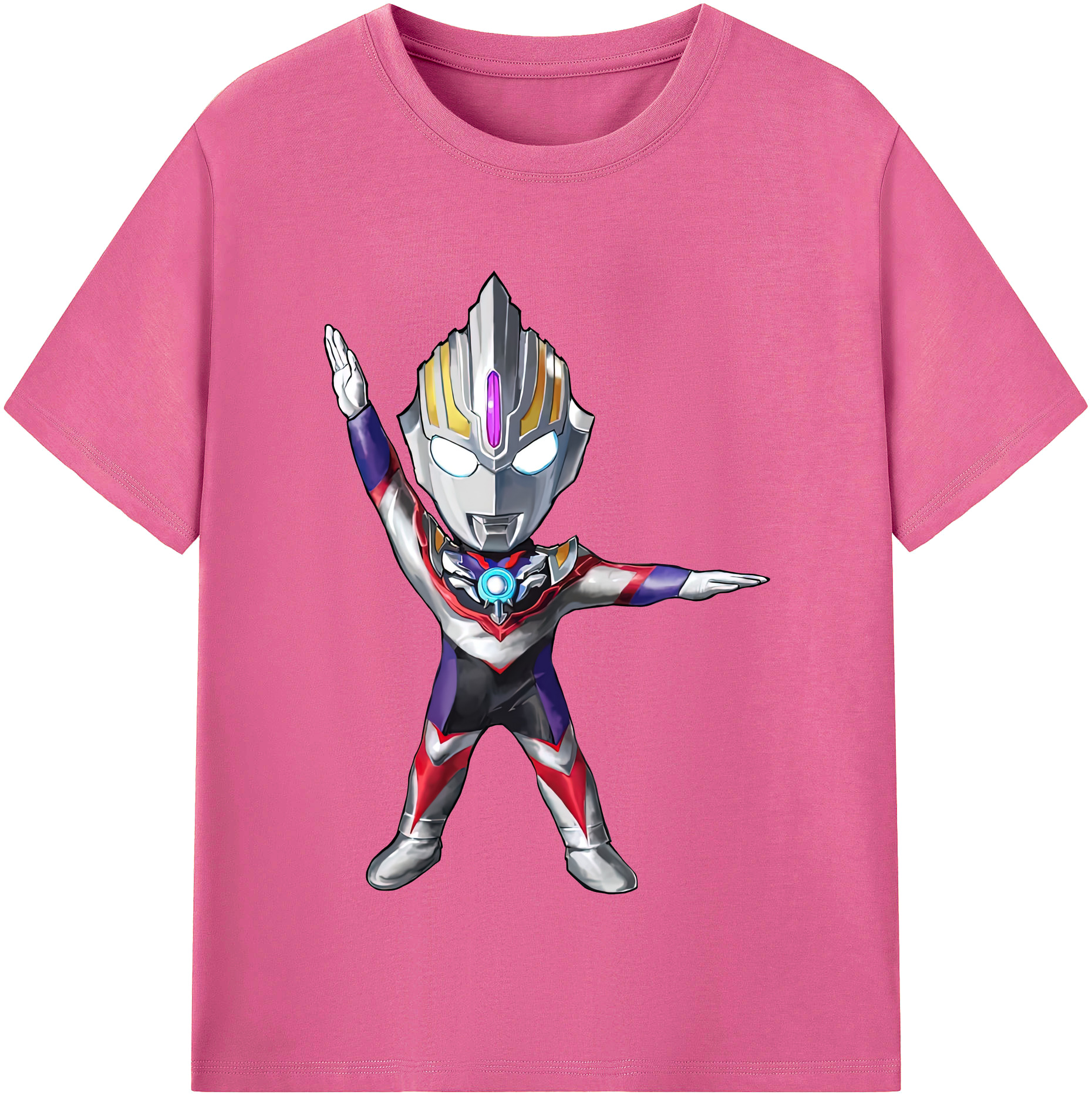 （画像用） ウルトラマン Ultraman レディースカジュアルプリントTシャツ（綿100％）