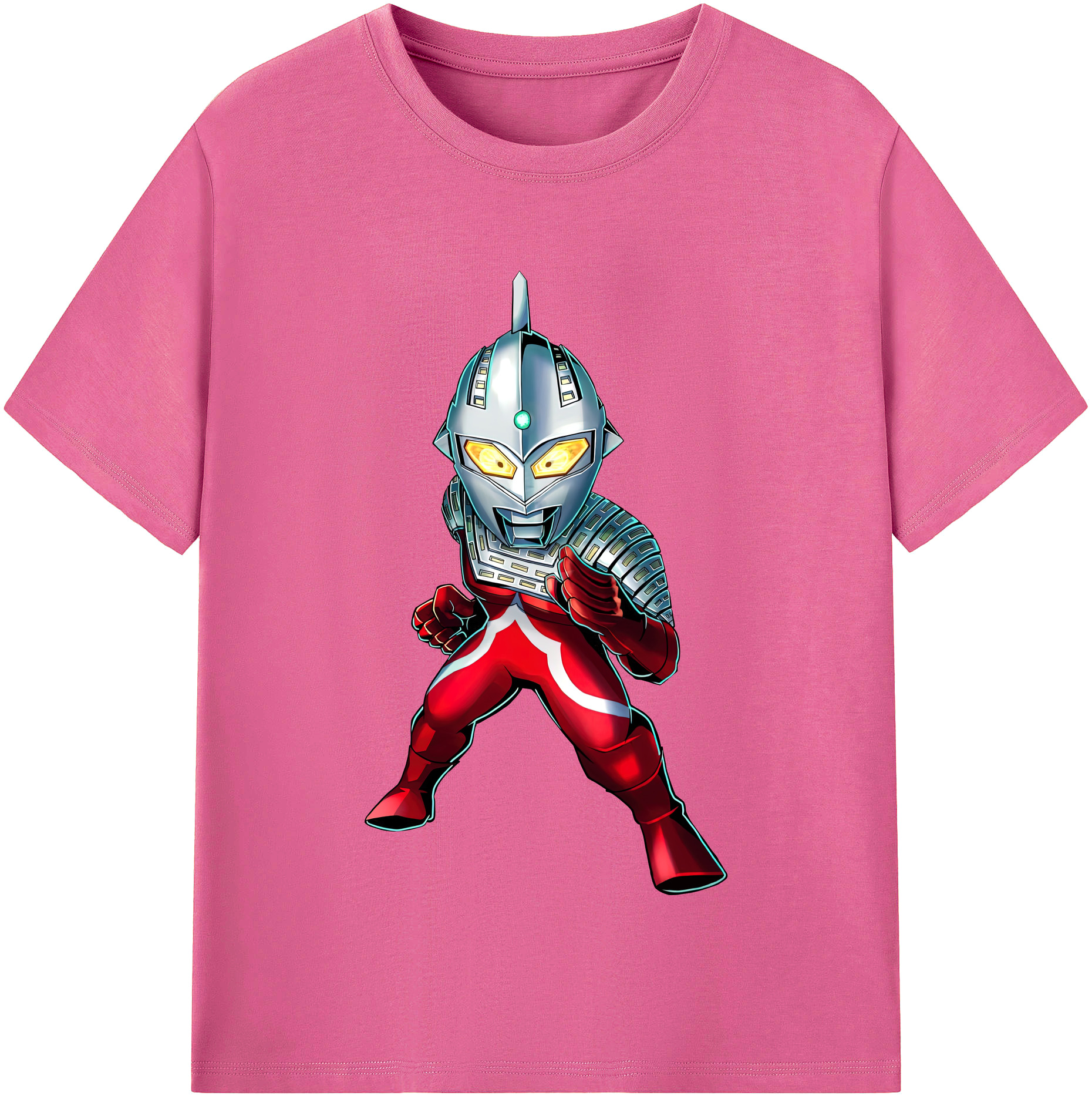 （画像用） ウルトラマン Ultraman レディースカジュアルプリントTシャツ（綿100％）