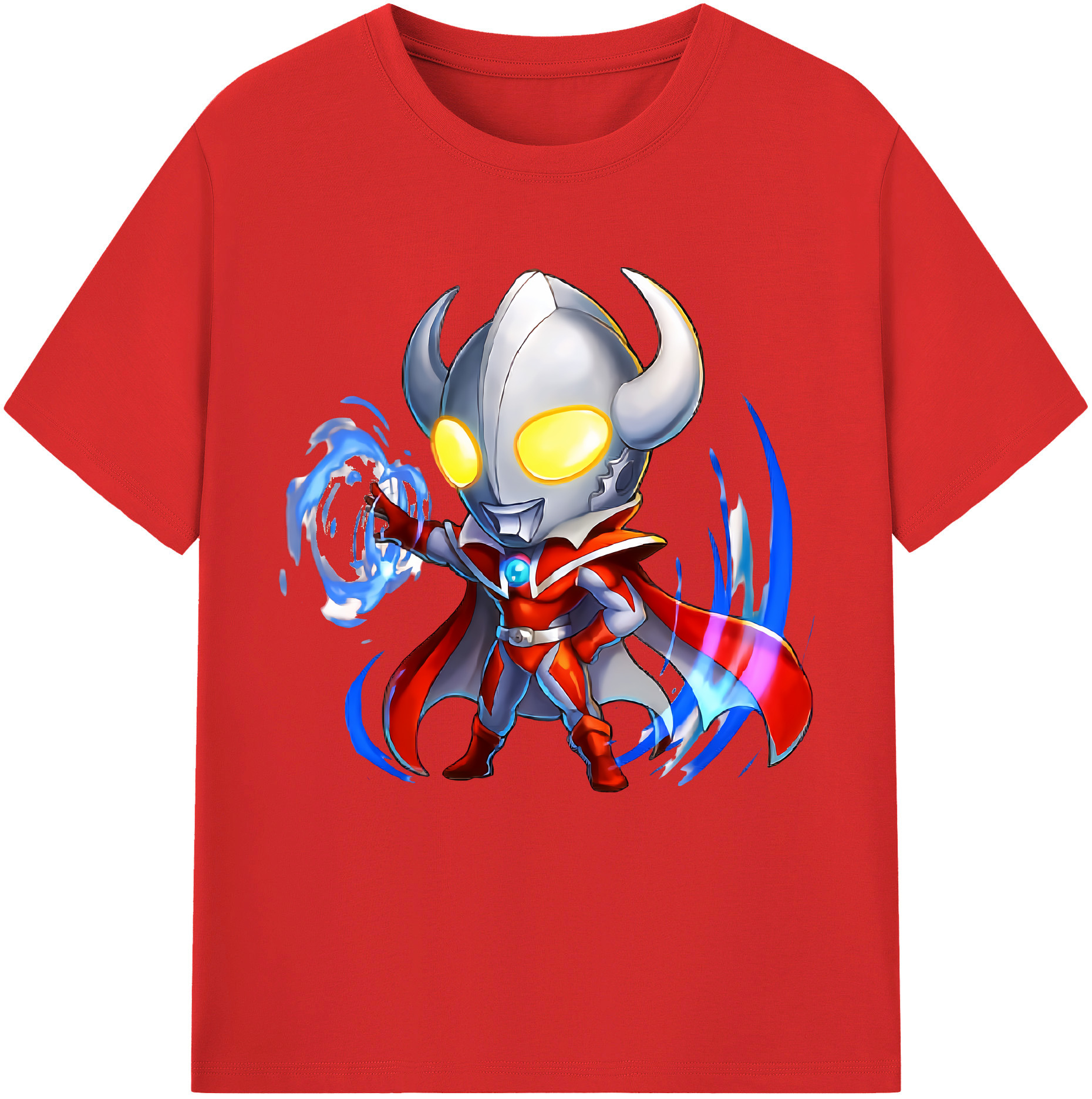 （画像用） ウルトラマン Ultraman レディースカジュアルプリントTシャツ（綿100％）