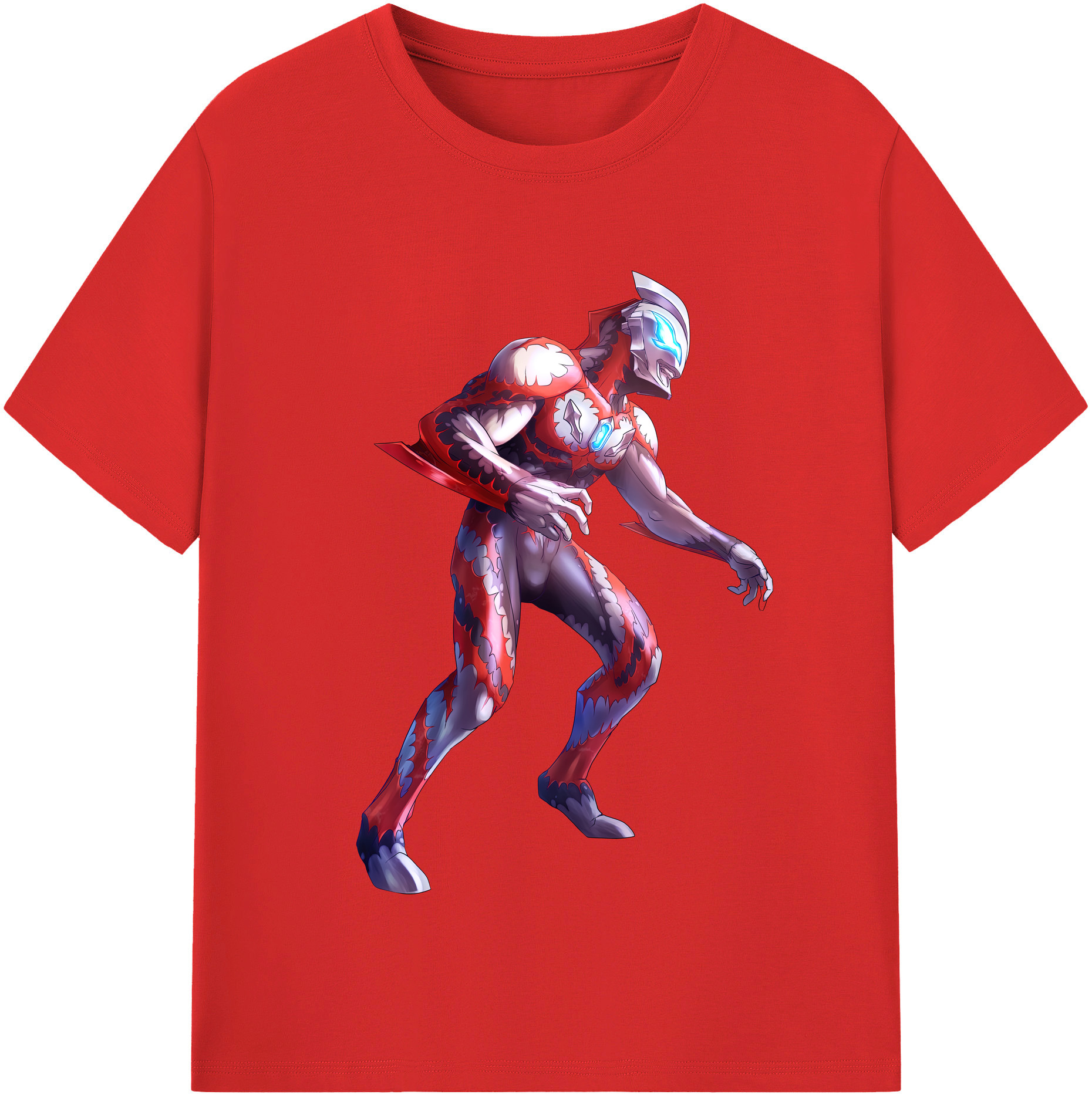 （画像用） ウルトラマン Ultraman レディースカジュアルプリントTシャツ（綿100％）