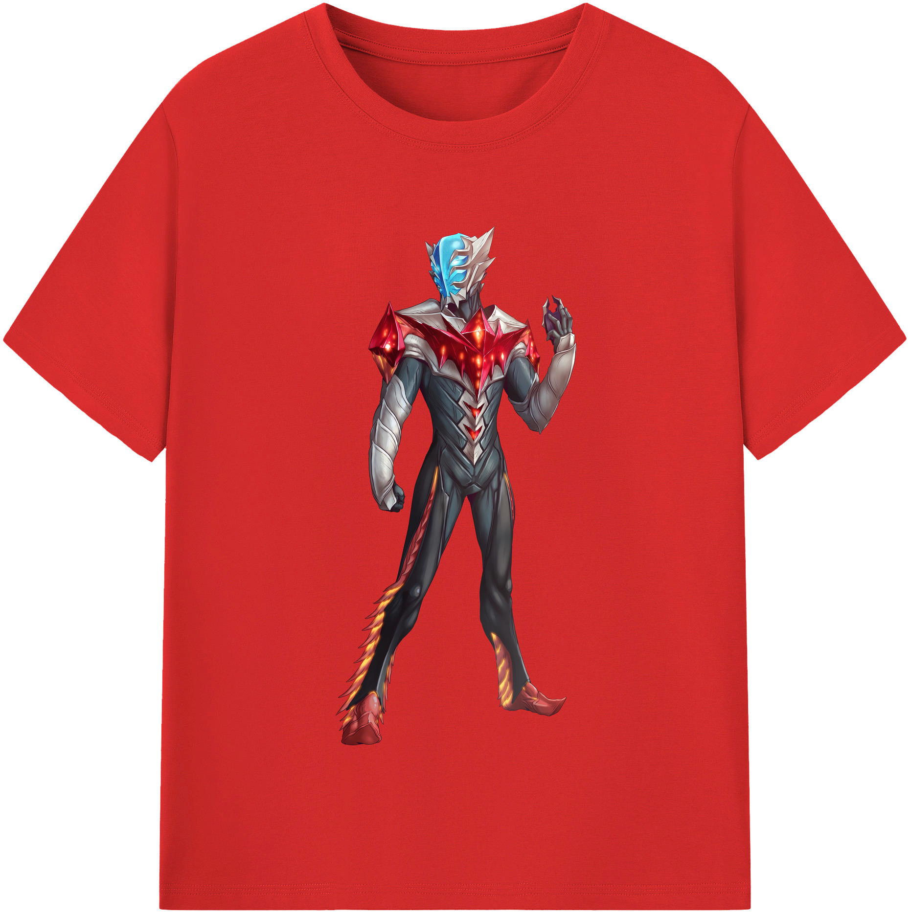 （画像用） ウルトラマン Ultraman レディースカジュアルプリントTシャツ（綿100％）