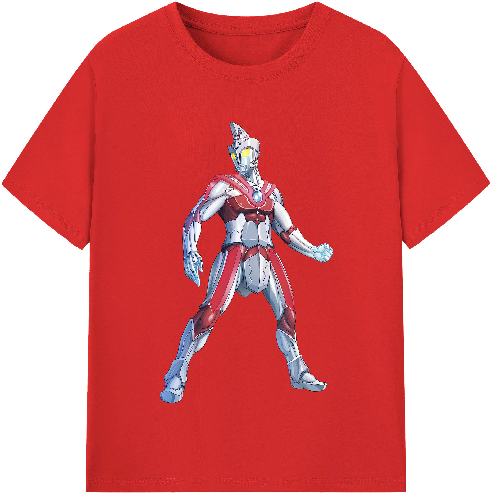 （画像用） ウルトラマン Ultraman レディースカジュアルプリントTシャツ（綿100％）