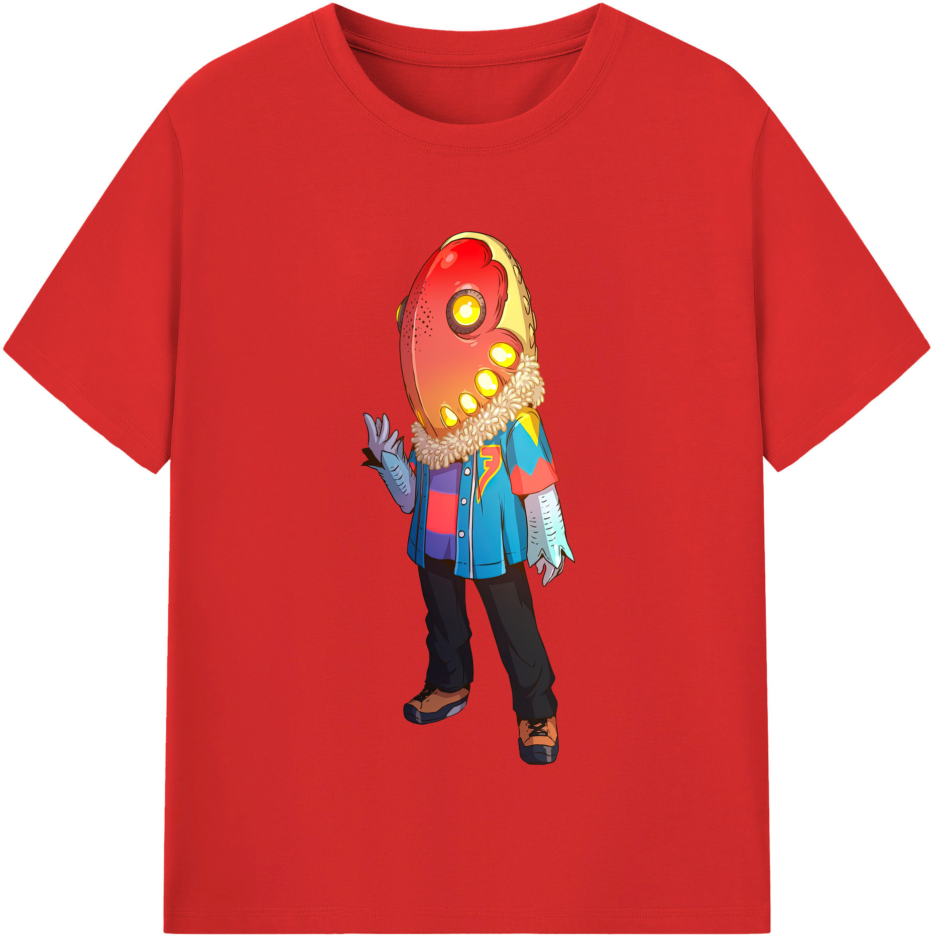 （画像用） ウルトラマン Ultraman レディースカジュアルプリントTシャツ（綿100％）