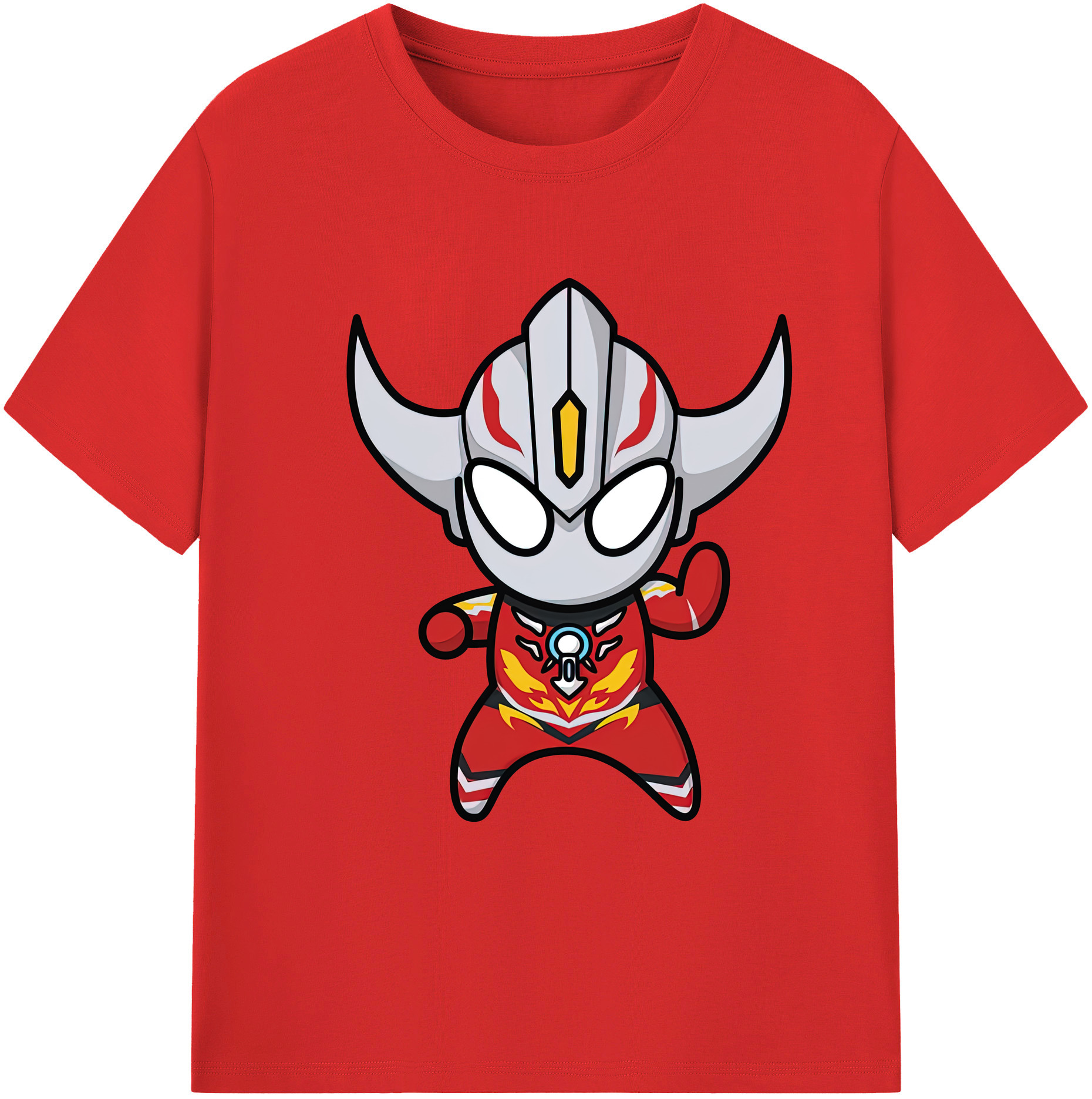 （画像用） ウルトラマン Ultraman レディースカジュアルプリントTシャツ（綿100％）