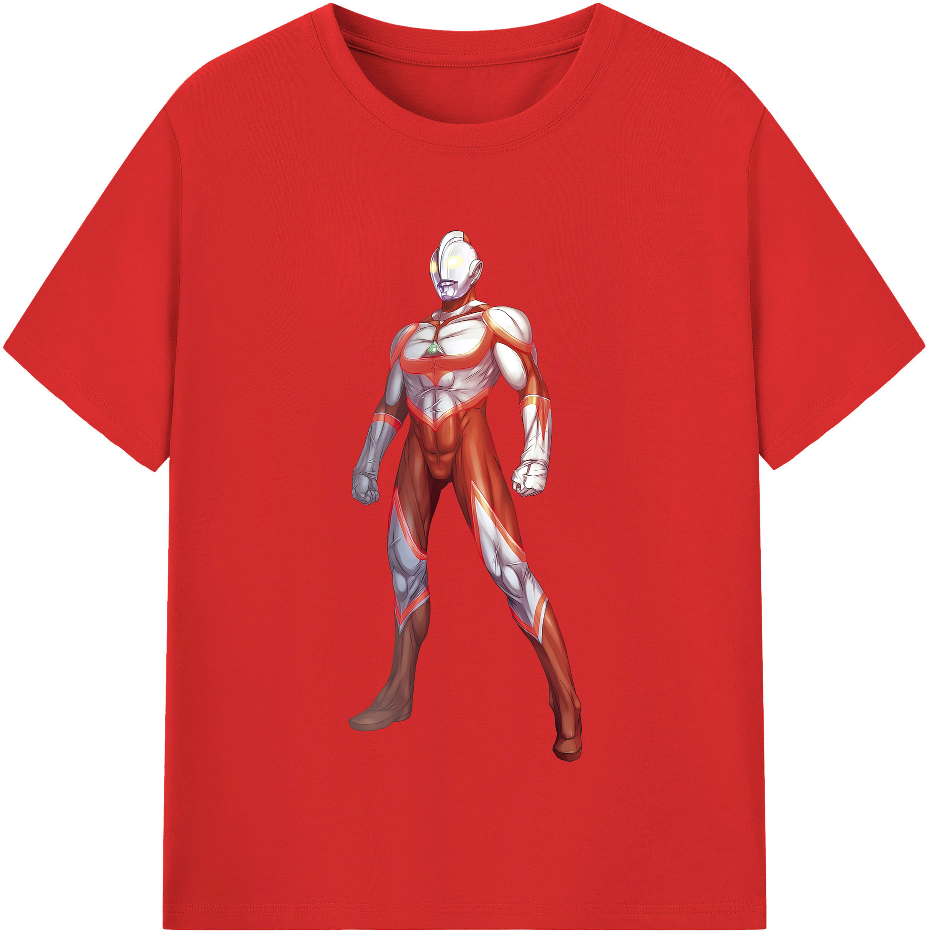 （画像用） ウルトラマン Ultraman レディースカジュアルプリントTシャツ（綿100％）