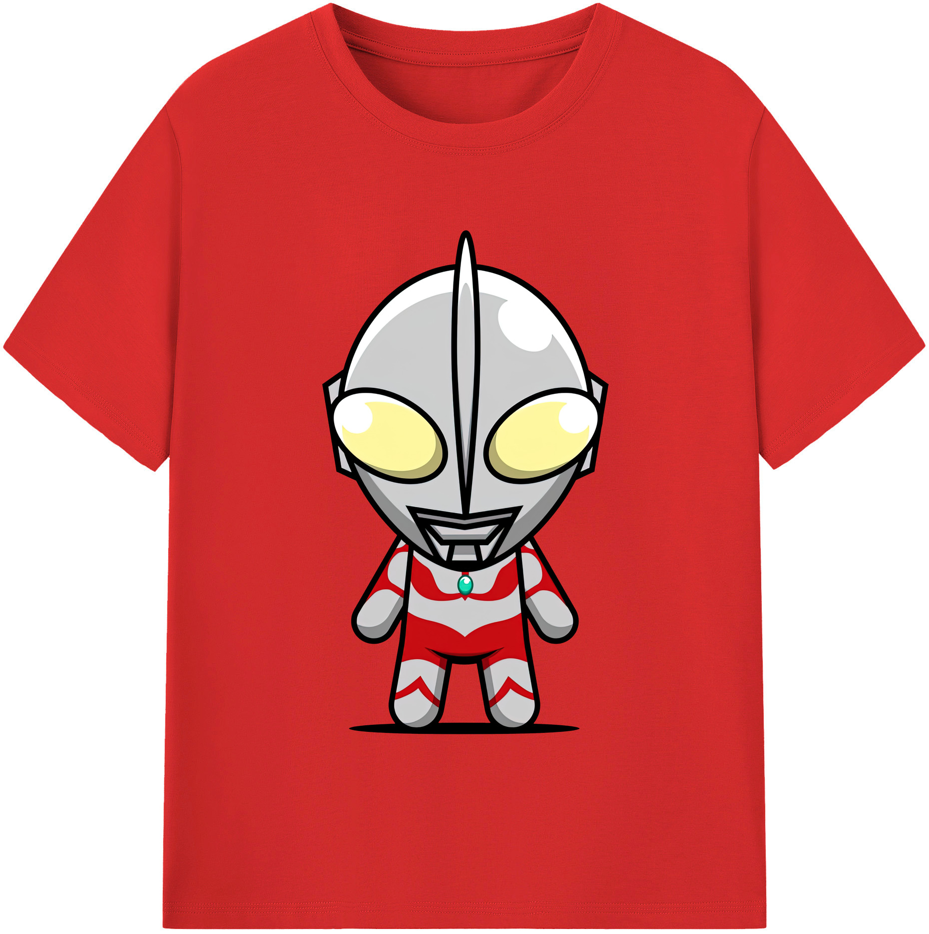 （画像用） ウルトラマン Ultraman レディースカジュアルプリントTシャツ（綿100％）