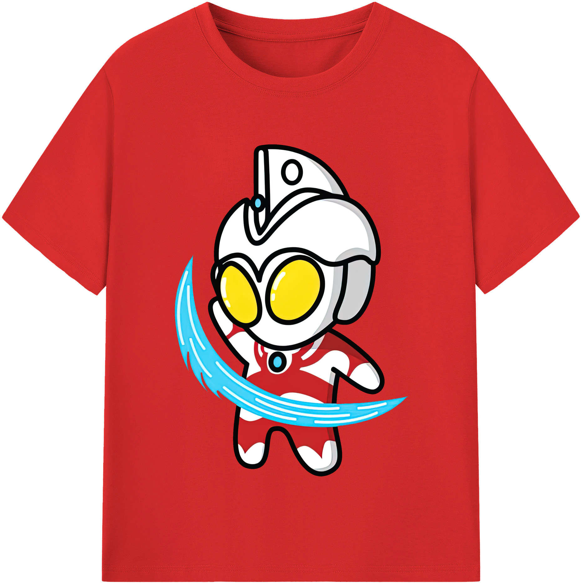 （画像用） ウルトラマン Ultraman レディースカジュアルプリントTシャツ（綿100％）
