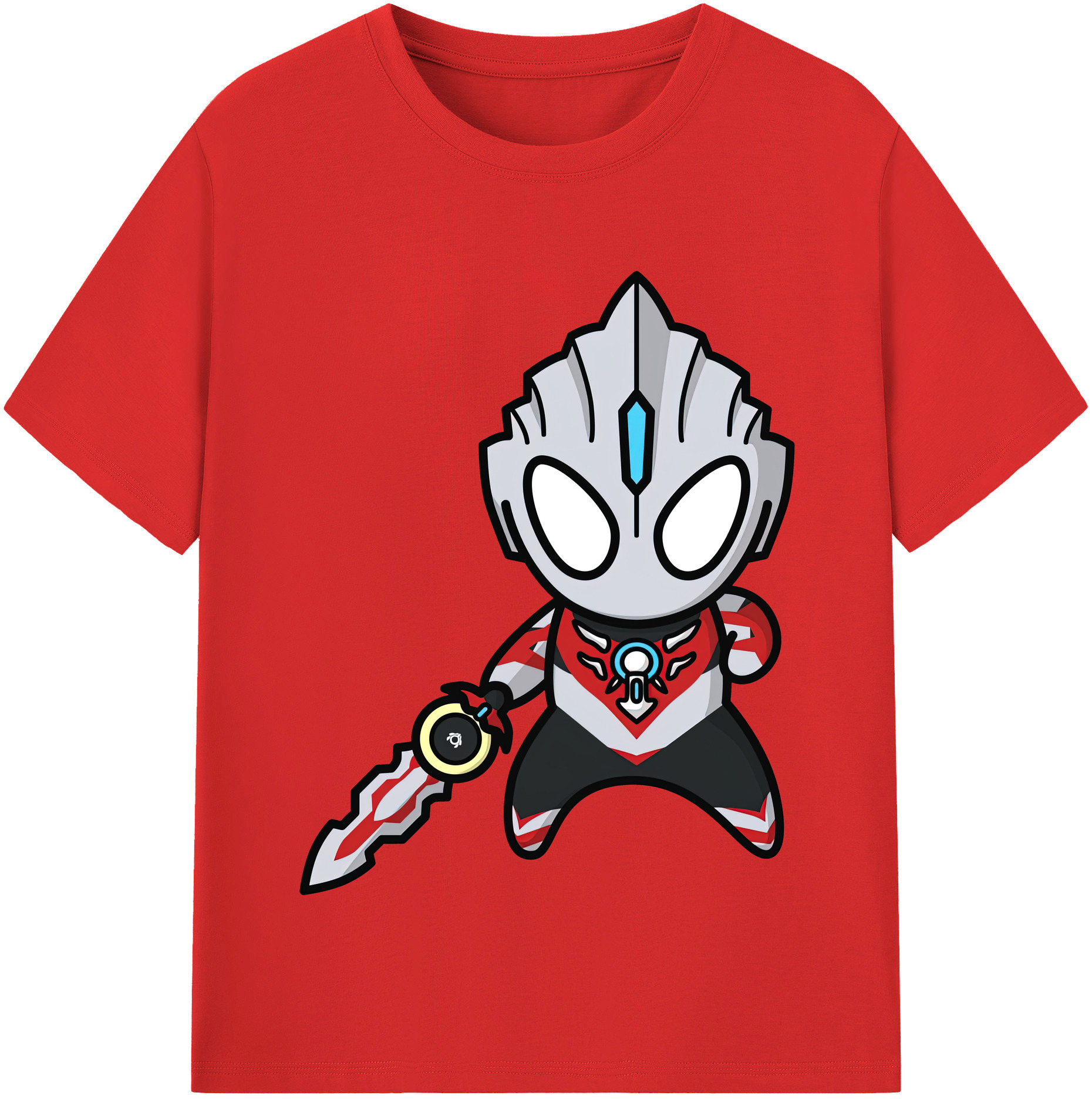 （画像用） ウルトラマン Ultraman レディースカジュアルプリントTシャツ（綿100％）