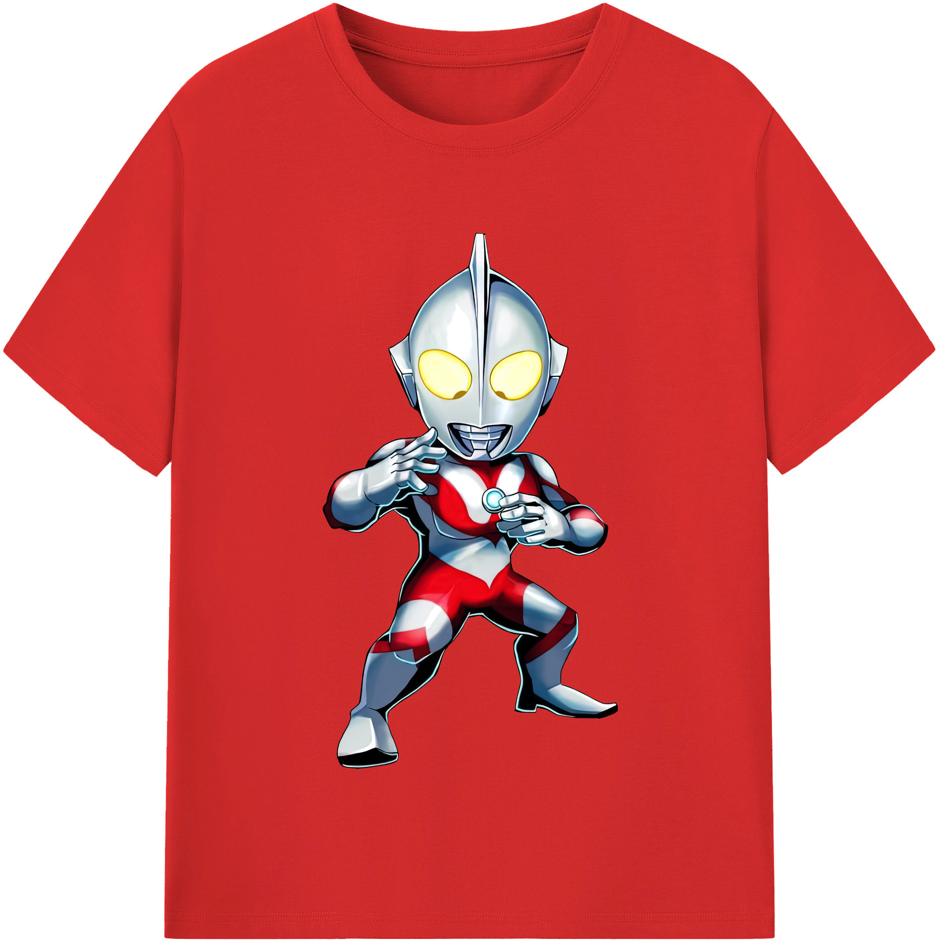 （画像用） ウルトラマン Ultraman レディースカジュアルプリントTシャツ（綿100％）