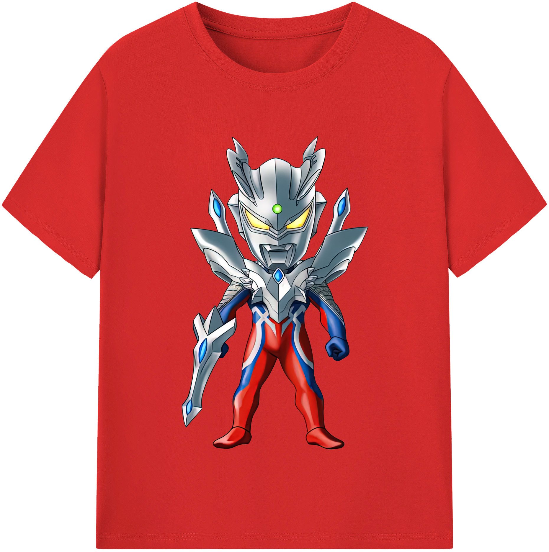 （画像用） ウルトラマン Ultraman レディースカジュアルプリントTシャツ（綿100％）