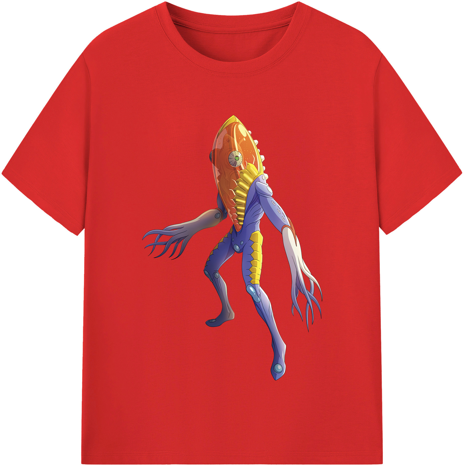 （画像用） ウルトラマン Ultraman レディースカジュアルプリントTシャツ（綿100％）