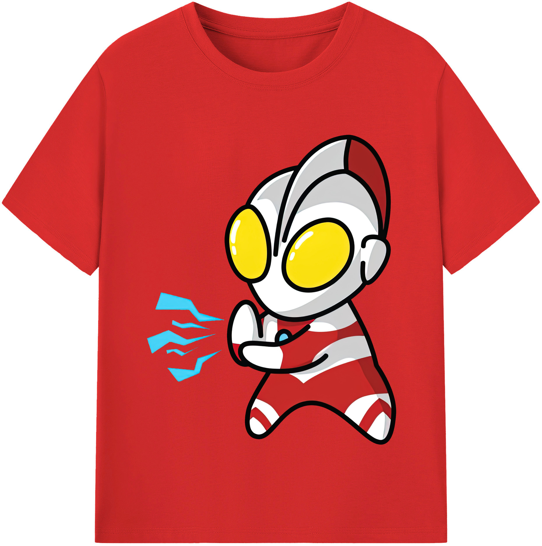 （画像用） ウルトラマン Ultraman レディースカジュアルプリントTシャツ（綿100％）