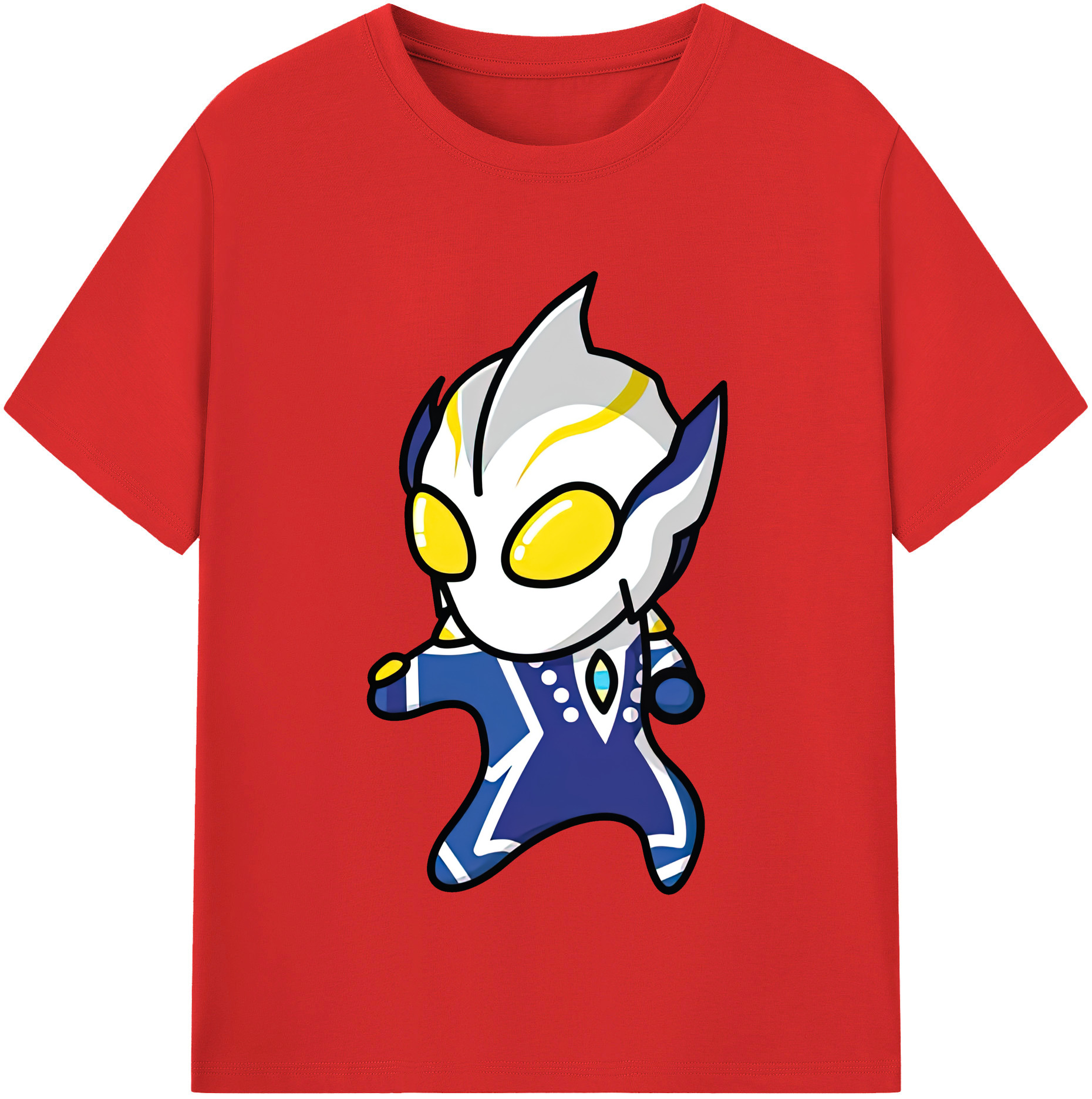 （画像用） ウルトラマン Ultraman レディースカジュアルプリントTシャツ（綿100％）