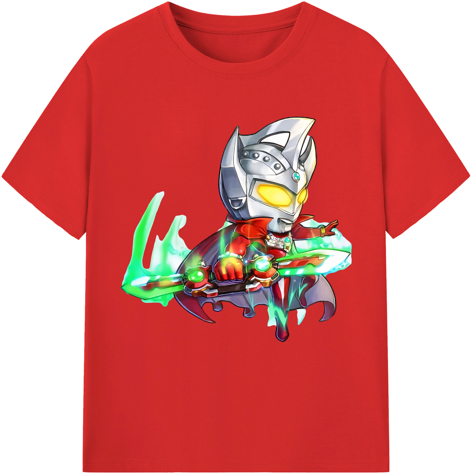 （画像用） ウルトラマン Ultraman レディースカジュアルプリントTシャツ（綿100％）