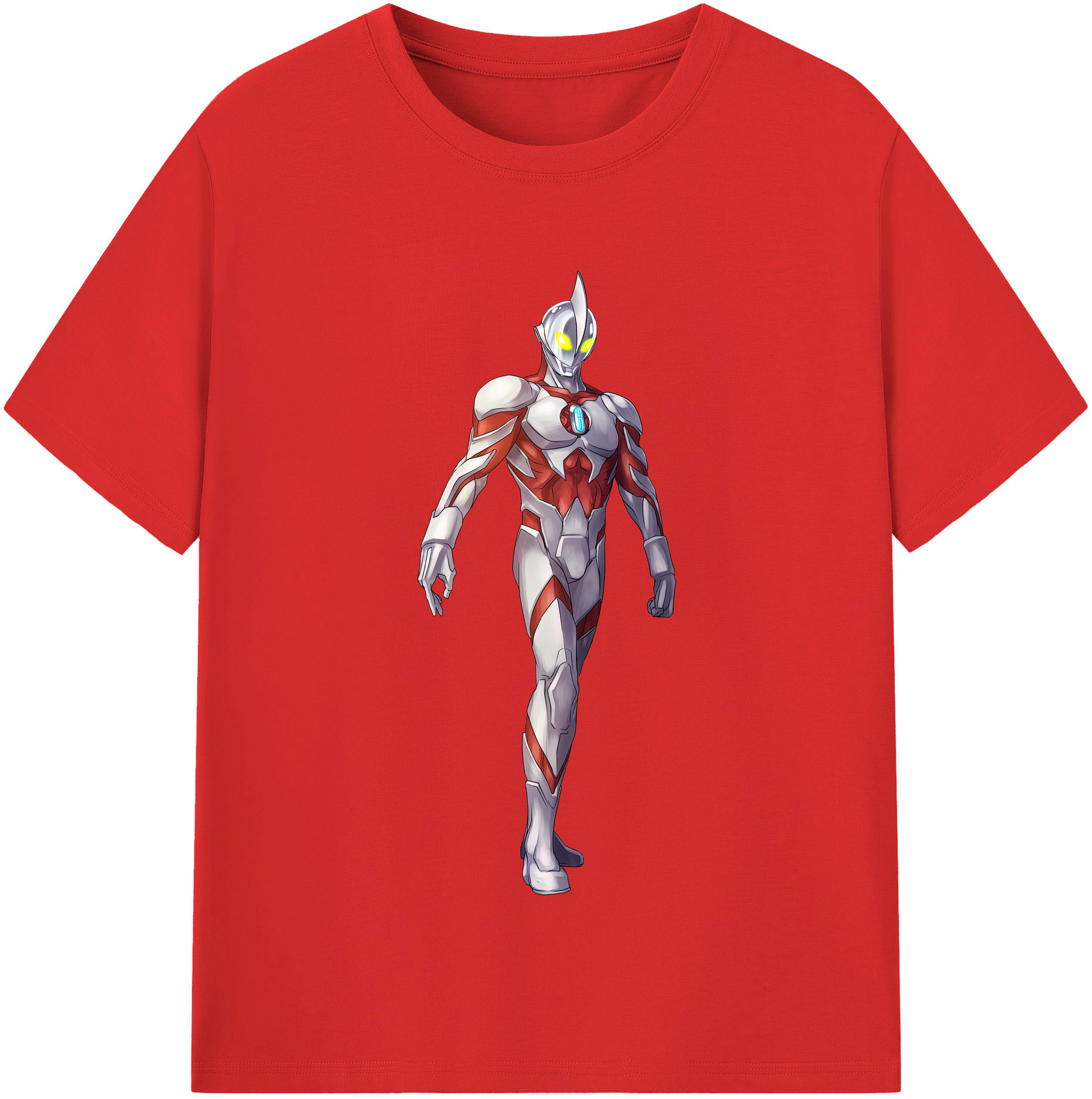 （画像用） ウルトラマン Ultraman レディースカジュアルプリントTシャツ（綿100％）