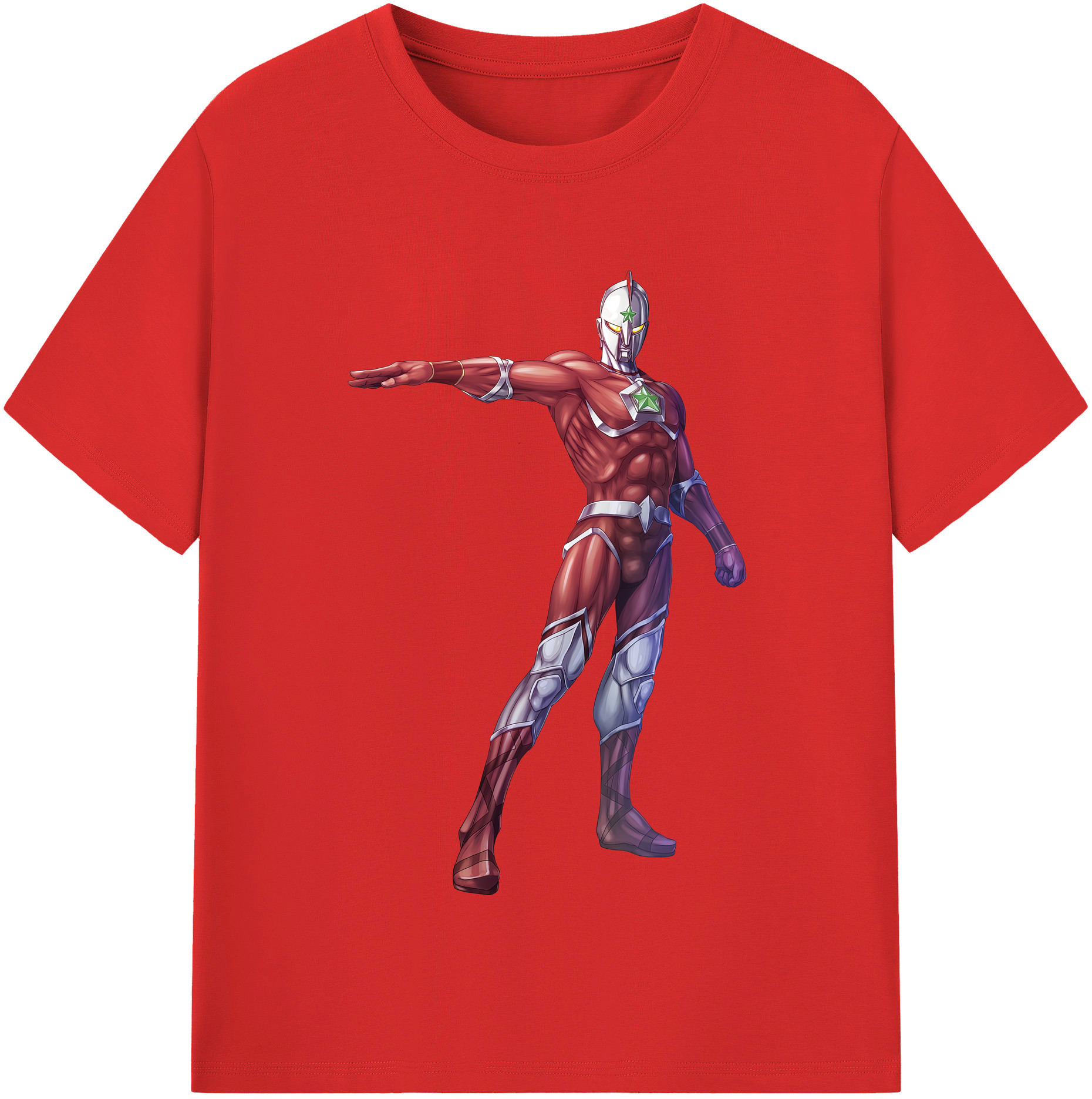 （画像用） ウルトラマン Ultraman レディースカジュアルプリントTシャツ（綿100％）