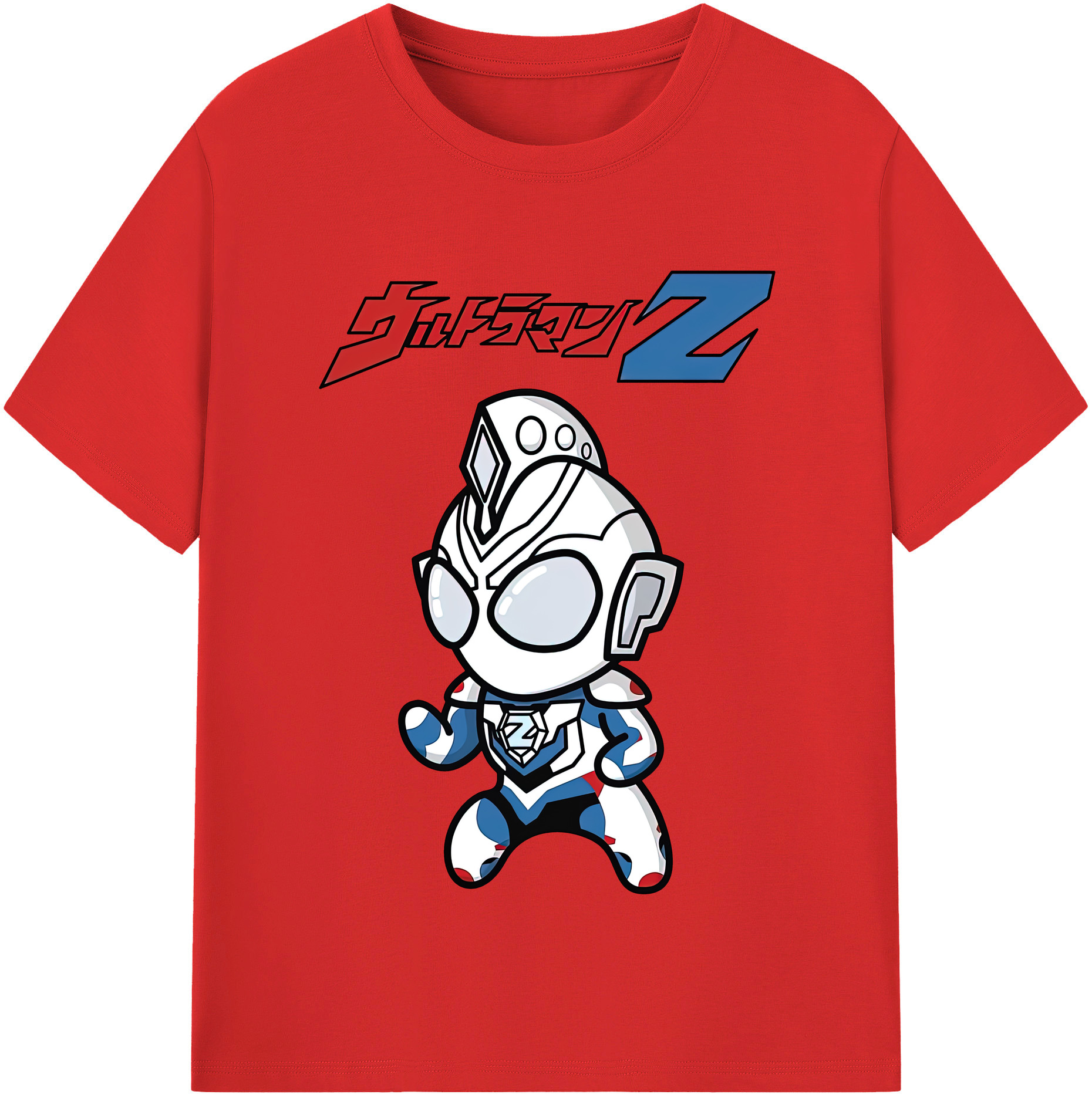 （画像用） ウルトラマン Ultraman レディースカジュアルプリントTシャツ（綿100％）