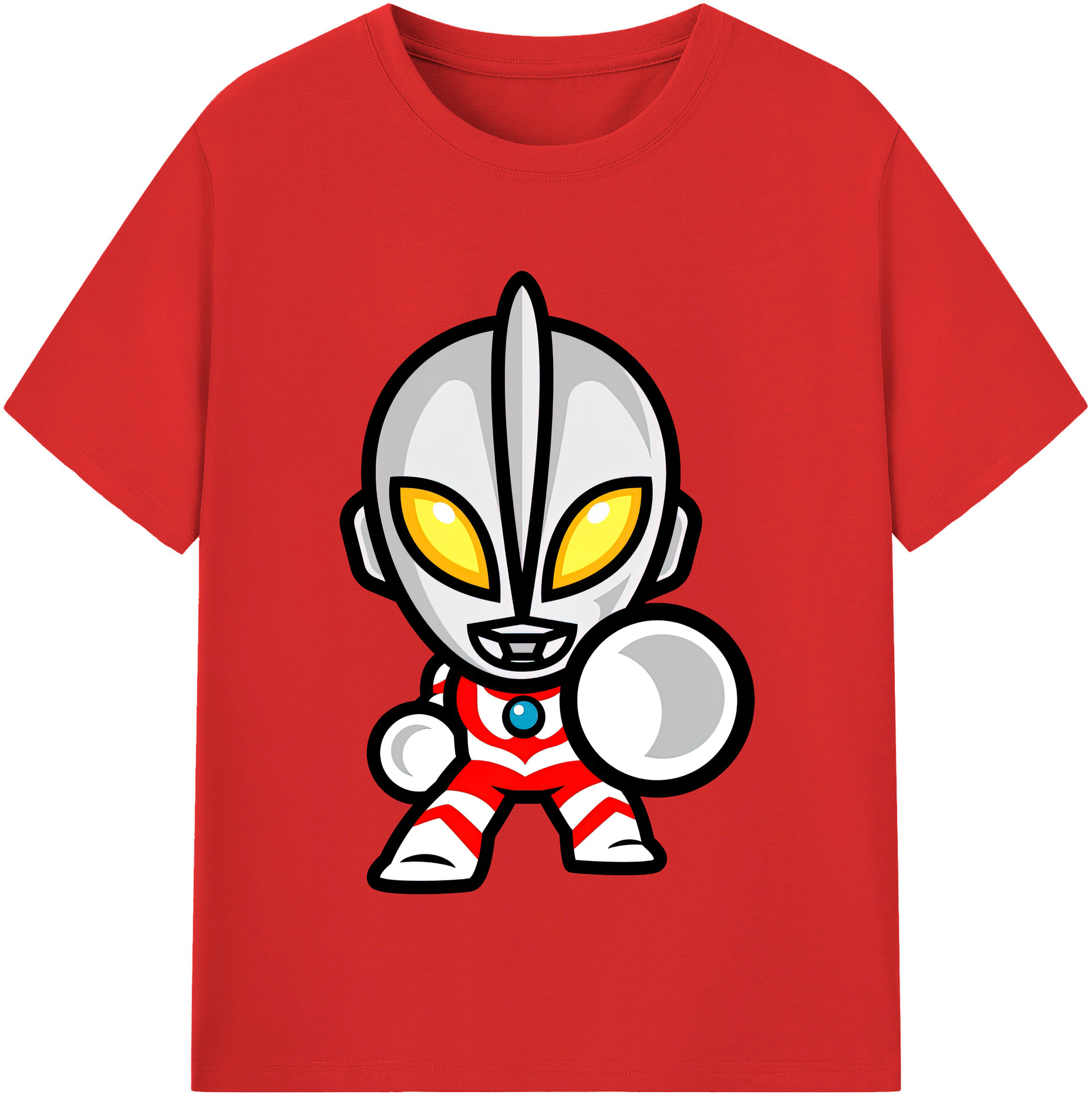 （画像用） ウルトラマン Ultraman レディースカジュアルプリントTシャツ（綿100％）