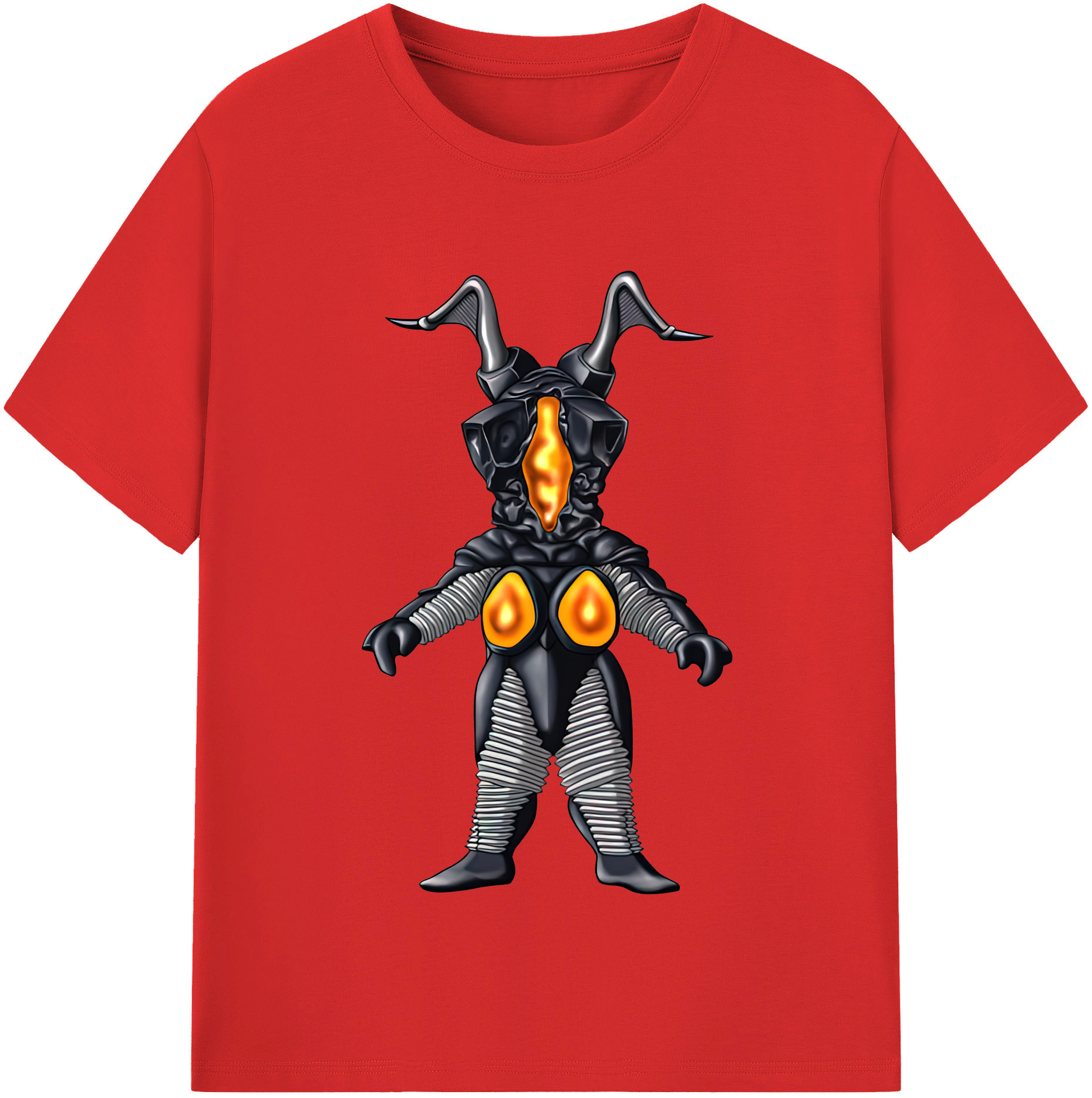 （画像用） ウルトラマン Ultraman レディースカジュアルプリントTシャツ（綿100％）