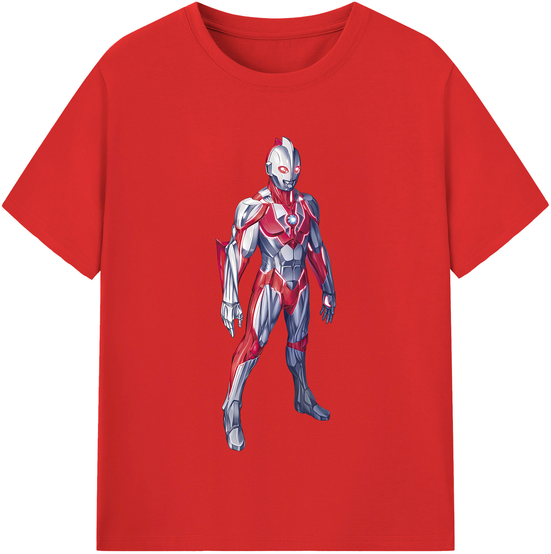 （画像用） ウルトラマン Ultraman レディースカジュアルプリントTシャツ（綿100％）
