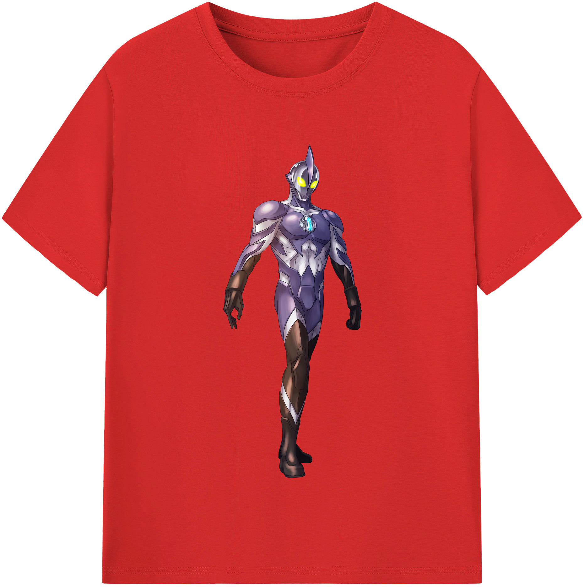 （画像用） ウルトラマン Ultraman レディースカジュアルプリントTシャツ（綿100％）