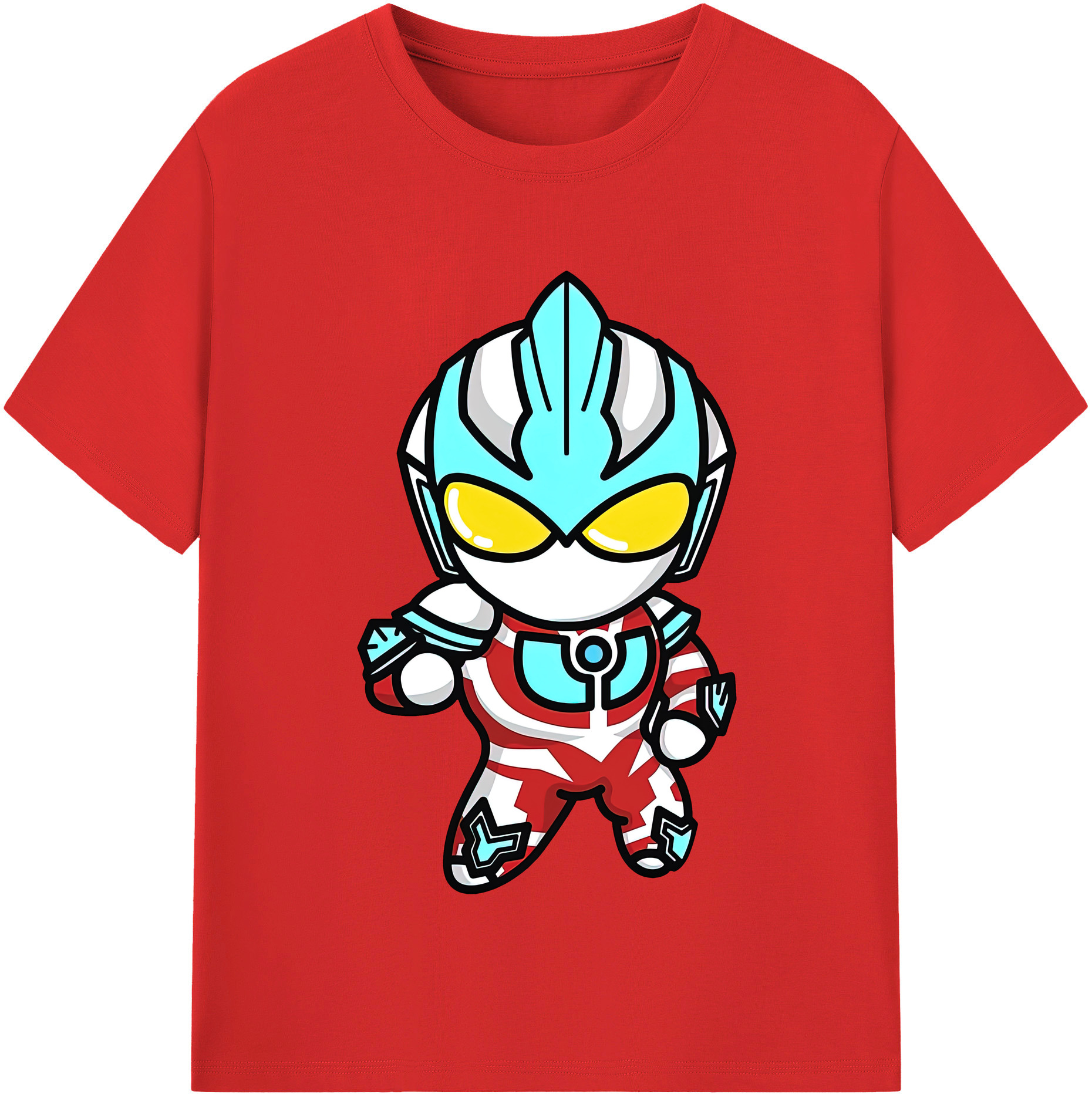 （画像用） ウルトラマン Ultraman レディースカジュアルプリントTシャツ（綿100％）