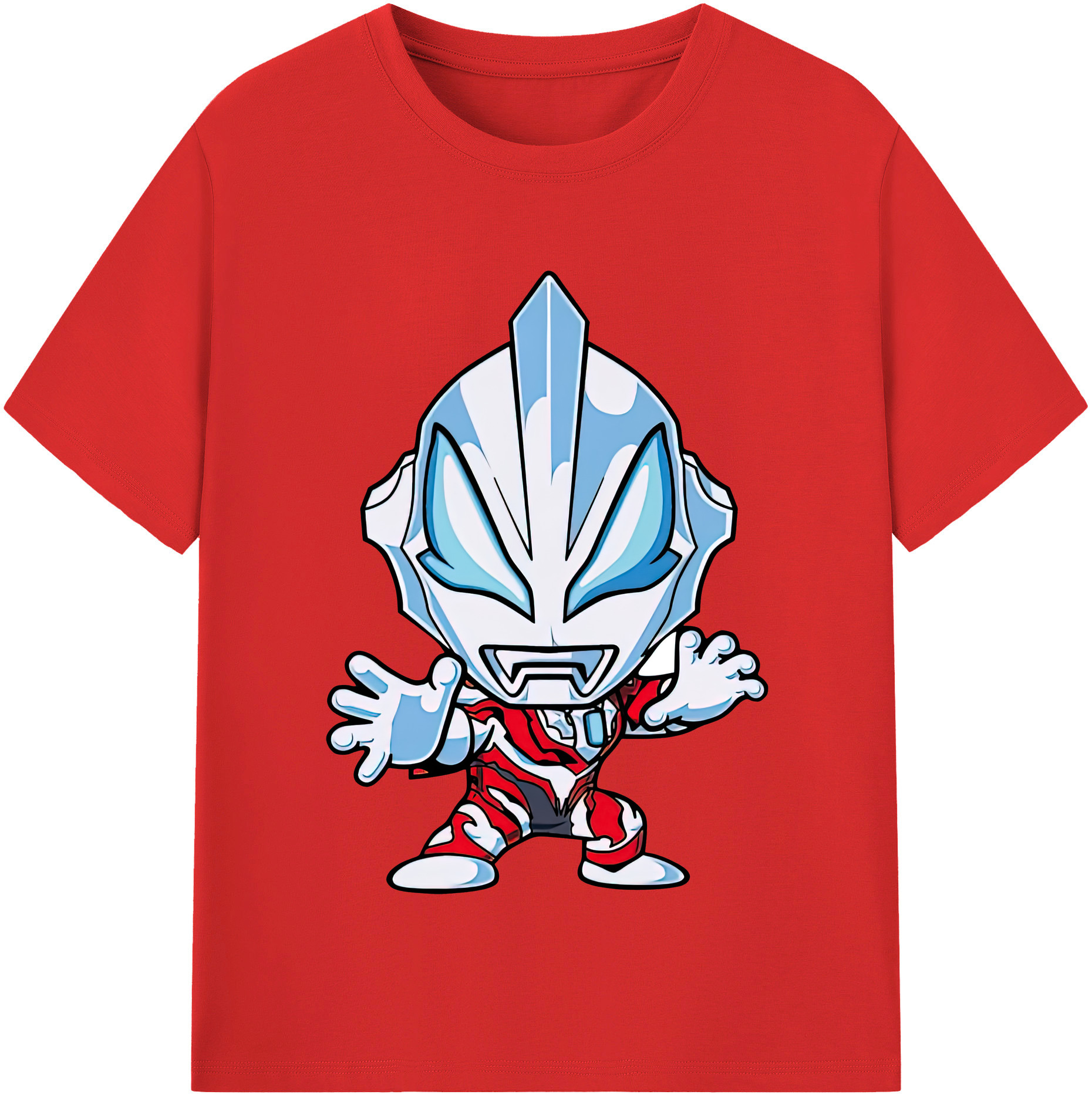 （画像用） ウルトラマン Ultraman レディースカジュアルプリントTシャツ（綿100％）