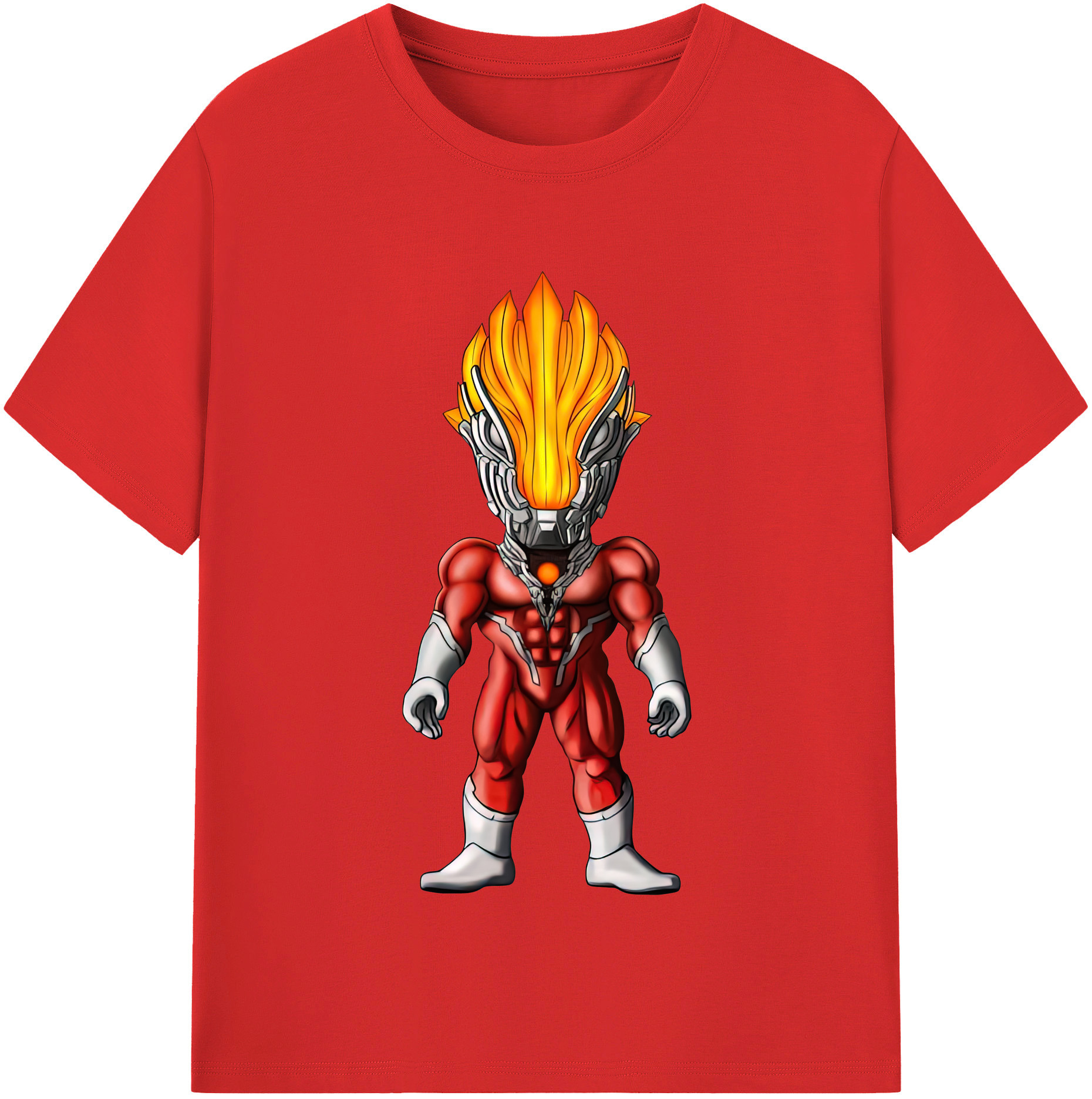 （画像用） ウルトラマン Ultraman レディースカジュアルプリントTシャツ（綿100％）
