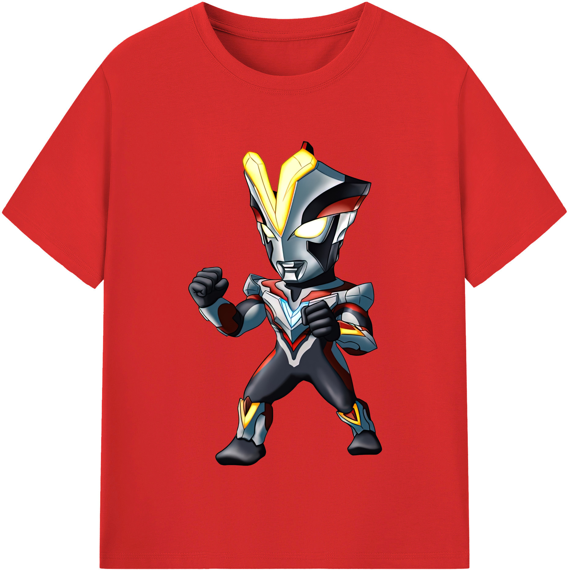 （画像用） ウルトラマン Ultraman レディースカジュアルプリントTシャツ（綿100％）
