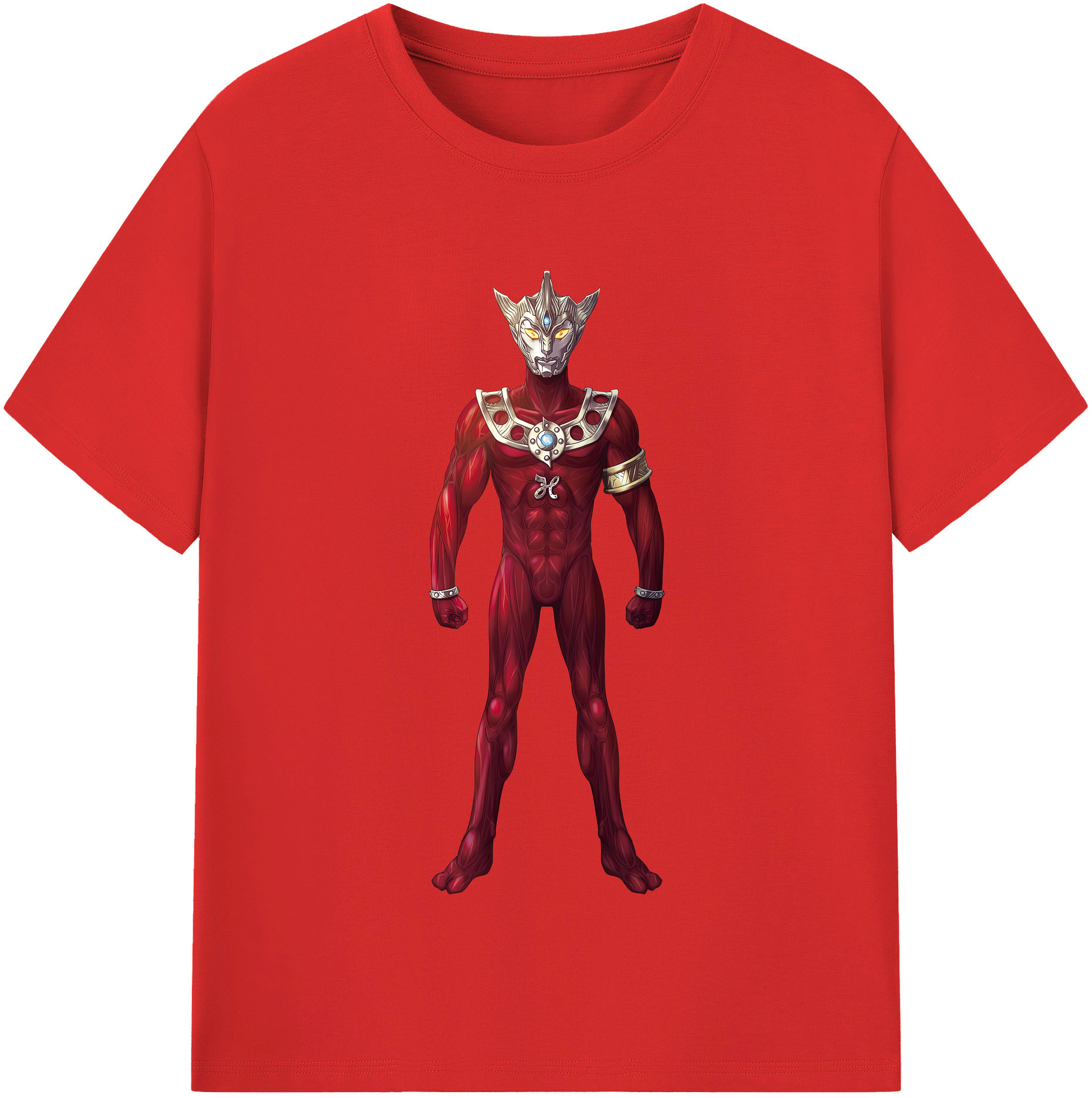 （画像用） ウルトラマン Ultraman レディースカジュアルプリントTシャツ（綿100％）
