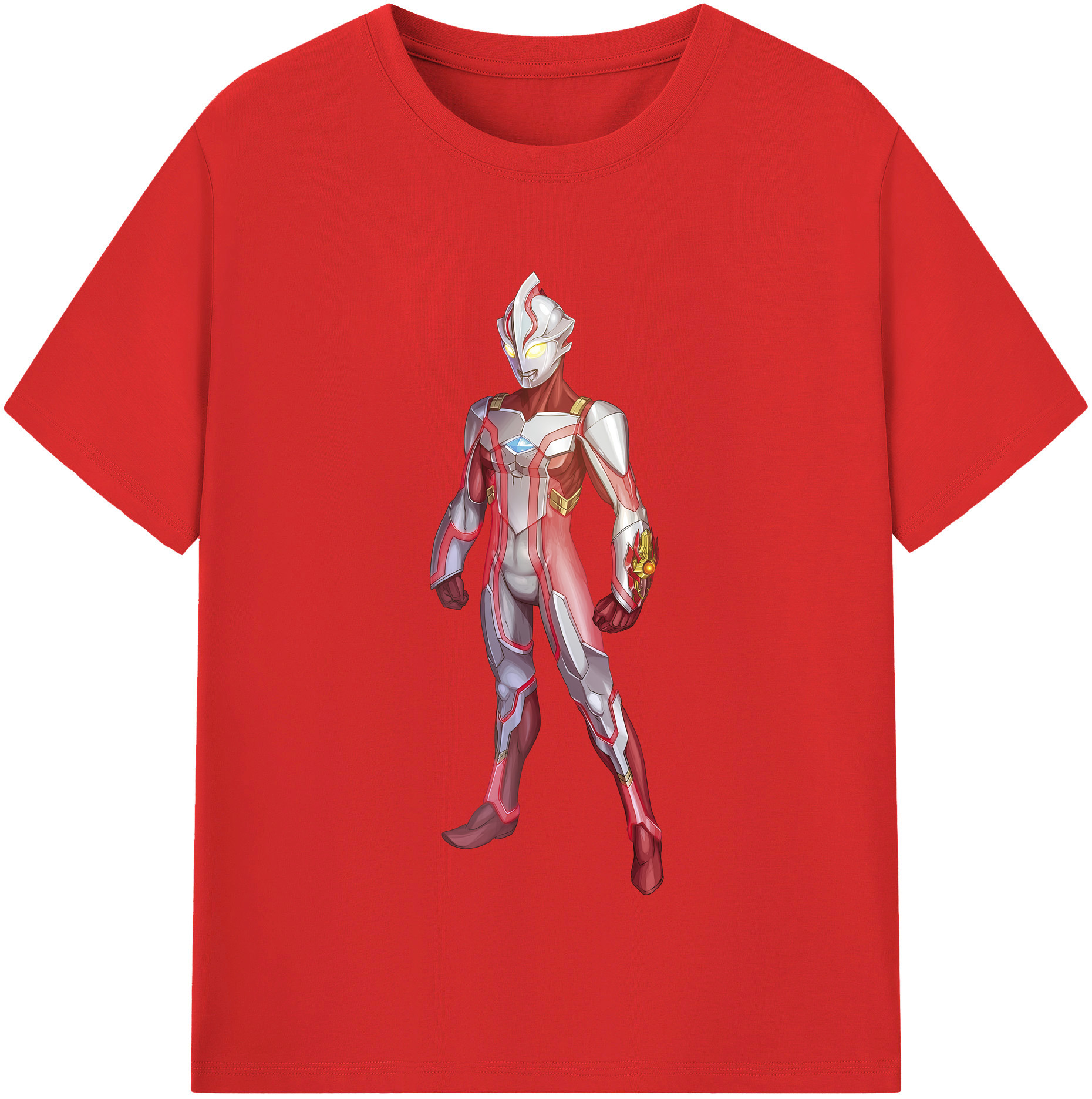 （画像用） ウルトラマン Ultraman レディースカジュアルプリントTシャツ（綿100％）