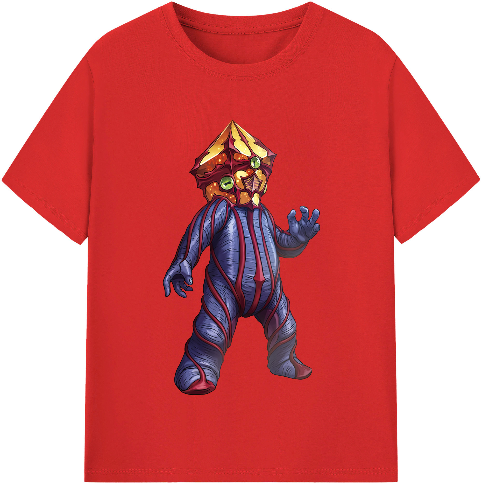 （画像用） ウルトラマン Ultraman レディースカジュアルプリントTシャツ（綿100％）